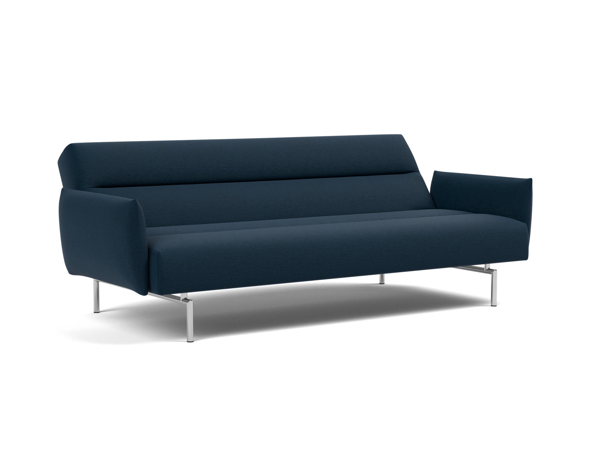Schlafsofa Jillis mit Armlehnen Flachgewebe Mixed Dance 528-Blue