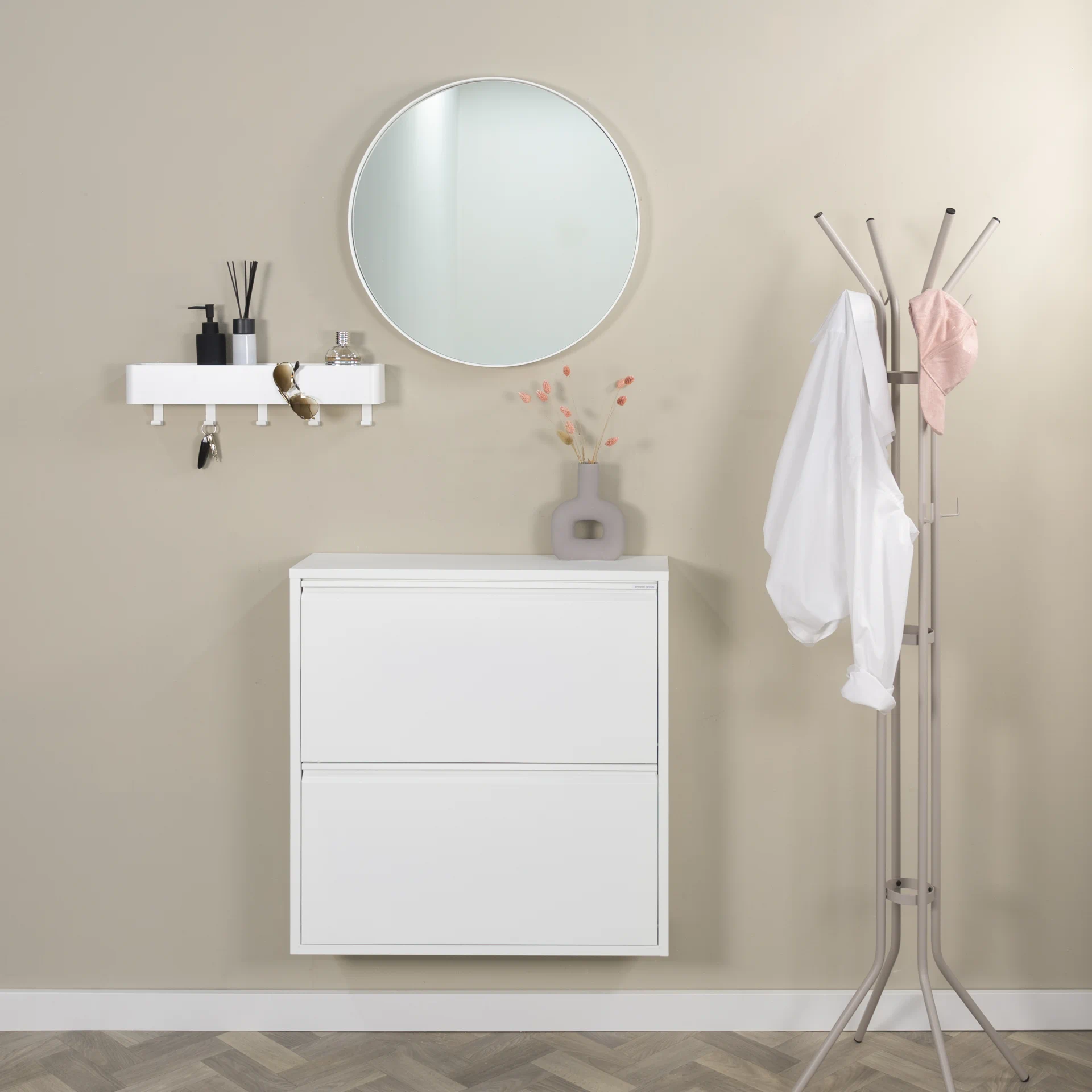 Spinder Design Schuhschrank Billy 2 Weiß