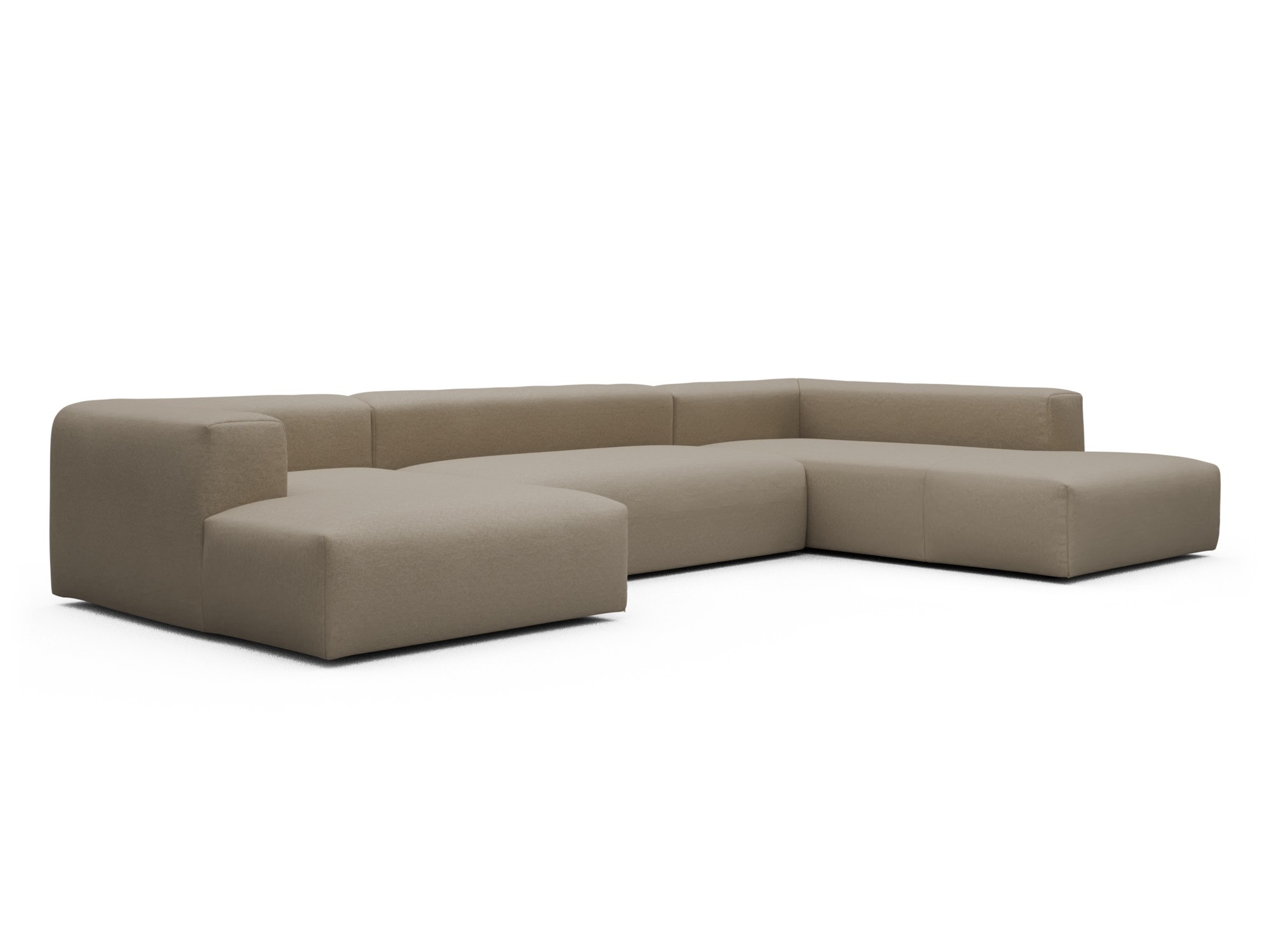 Skandi Home Wohnlandschaft Fred Relax-Ecke rechts mit 2-Sitzer und Chaiselongue links Satya-Natural moebelfaktor