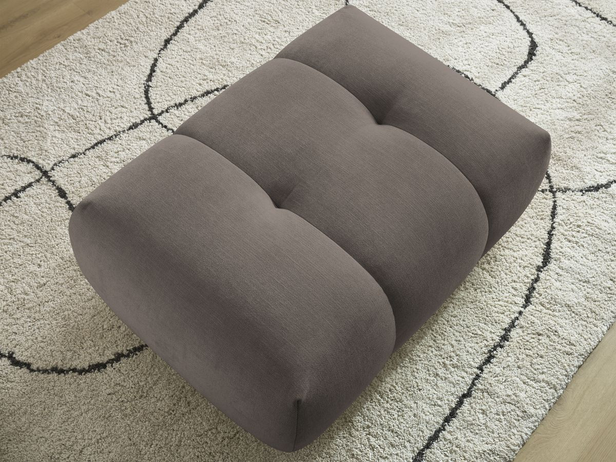Bobochic Fuji Pouf Stoff Braun