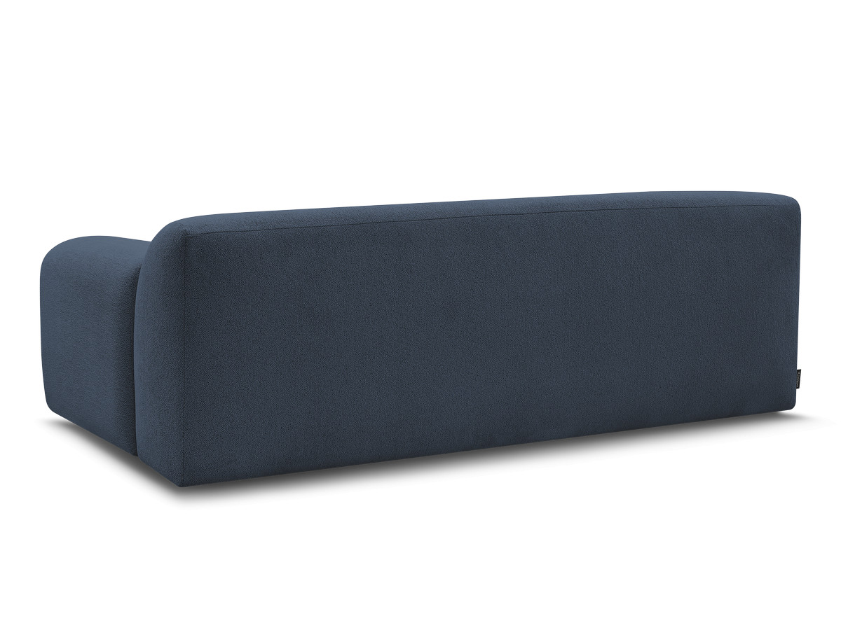 Bobochic Melisse Sofa 3-Sitzer Melange-Stoff Blau