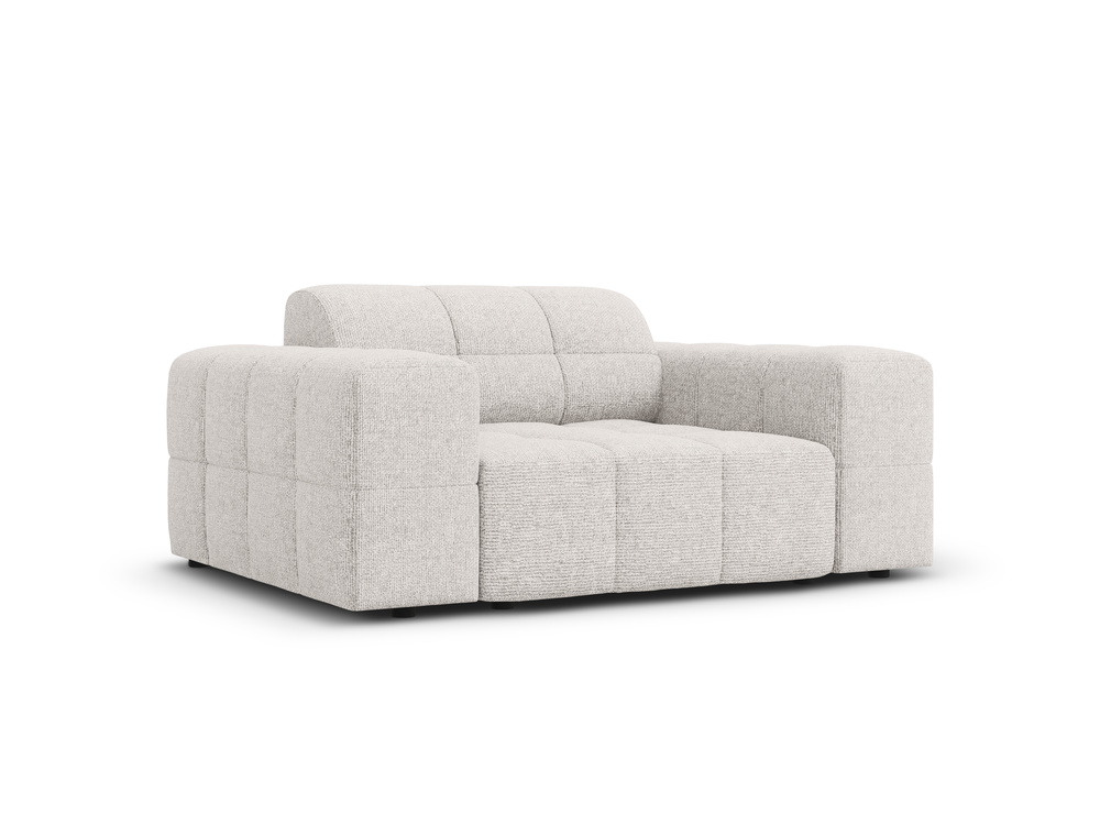 Cosmopolitan Design Sessel Chicago Chenille Haga Hellgrau