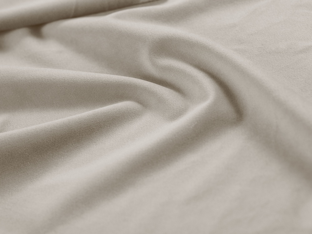 Cosmopolitan Design Stauraumbett mit Kopfteil Campi 180x200 Samt Bluvel Dunkelbeige