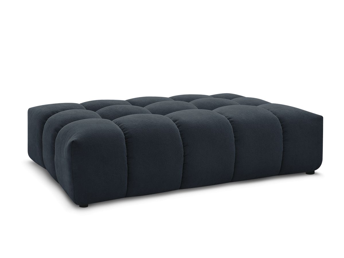 Bobochic Everest Pouf 166 × 100 cm Strukturstoff Dunkelblau