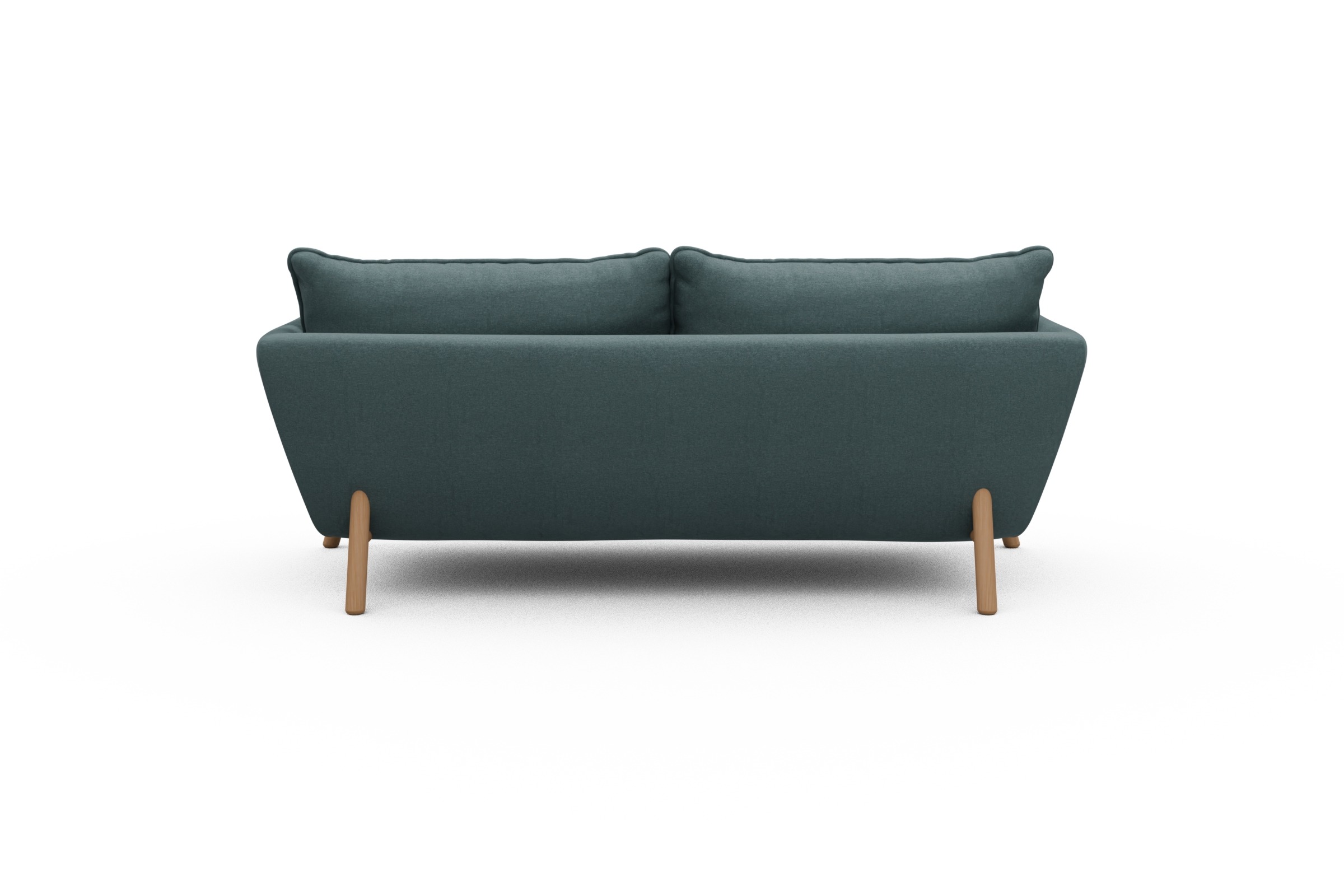Sofa Emil PREMIUM 2-Sitzer Beinfarbe Eiche Natur Satya-Niagara