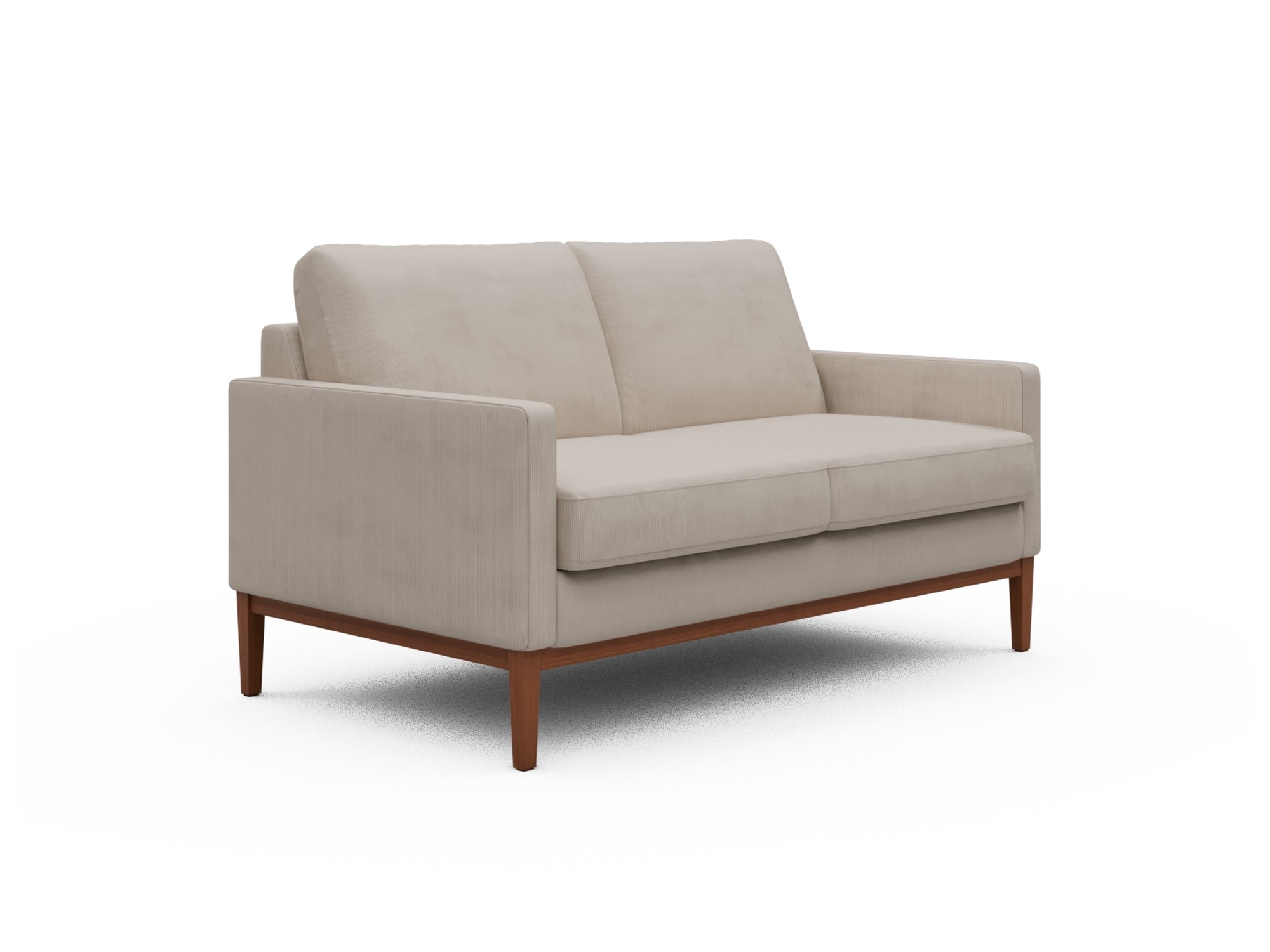 Skandi Home Sofa Bodo 2-Sitzer Cordufine-Off-White moebelfaktor