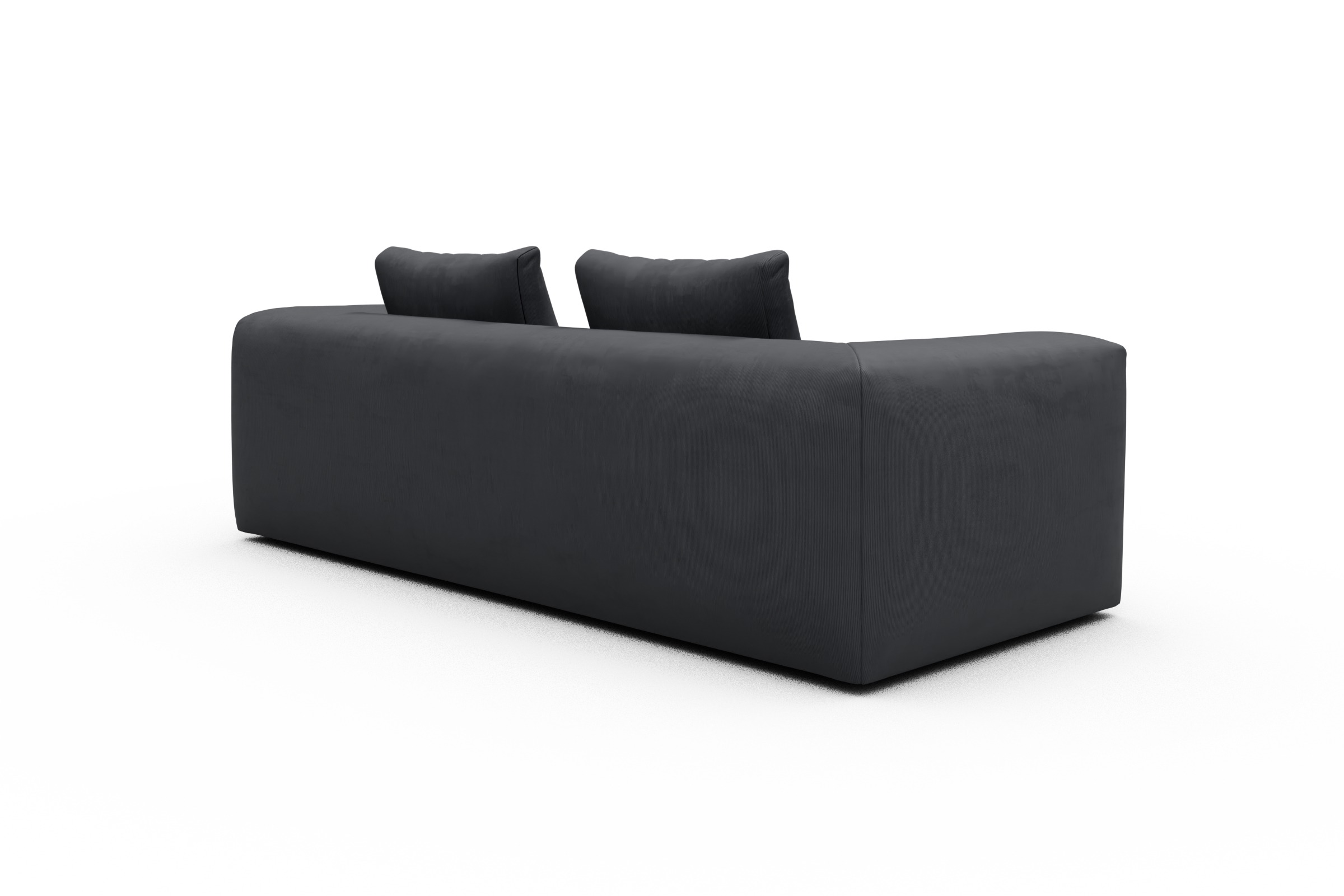Sofa Fred 3-Sitzer Cordufine-Slate-Grey