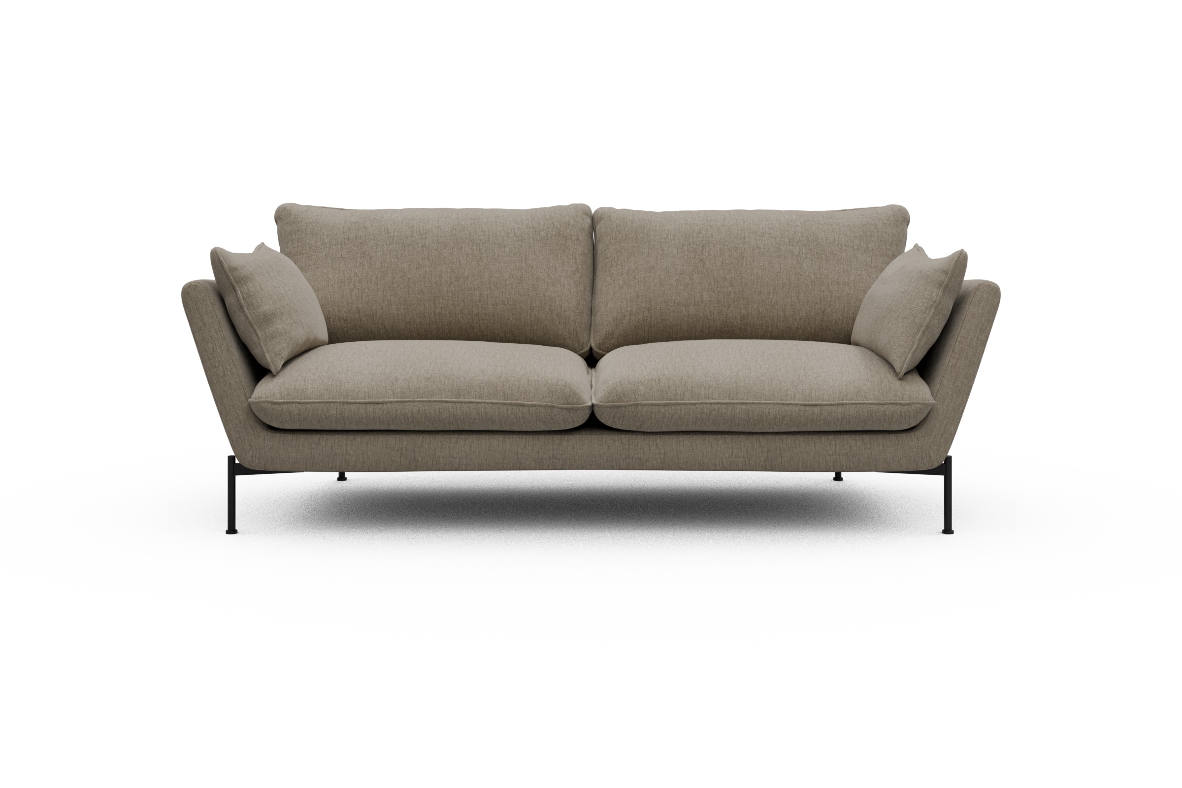 Skandi Home Sofa Anton 3-Sitzer Smooth-Beige moebelfaktor