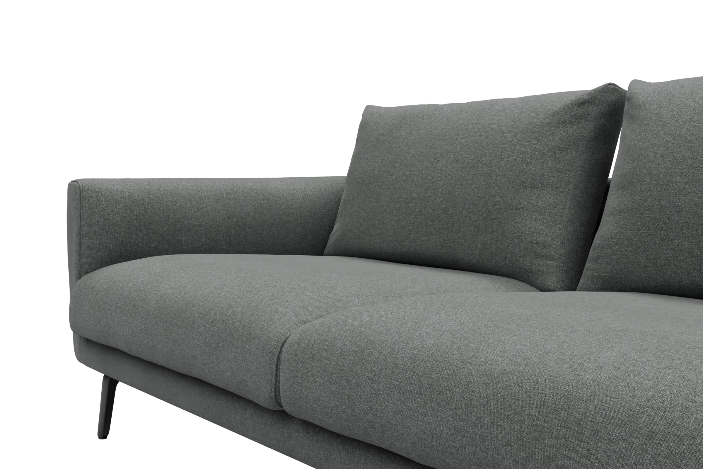 Ecksofa Karl Relax-Ecke rechts mit 2,5-Sitzer Satya-Steel