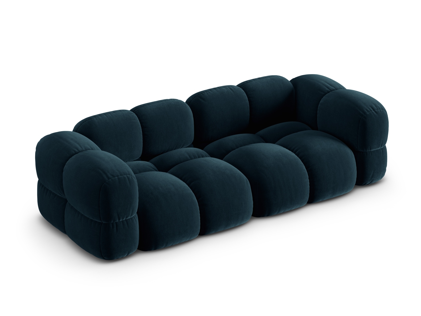 Cosmopolitan Design Sofa Loretto 4-Sitzer Samt Vogue Tiefes Petrol