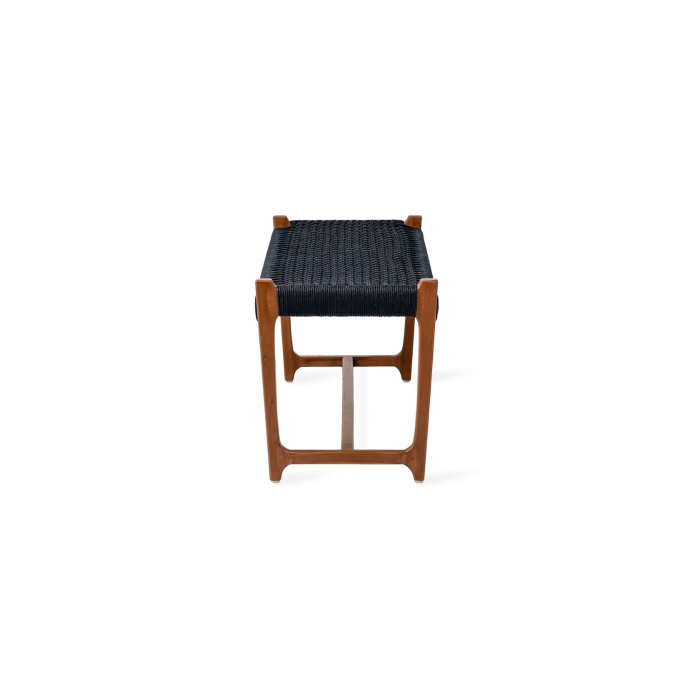 Jesper Home Outdoor-Bank Kuwana Indigo-Weave Gestell Bernstein 120cm