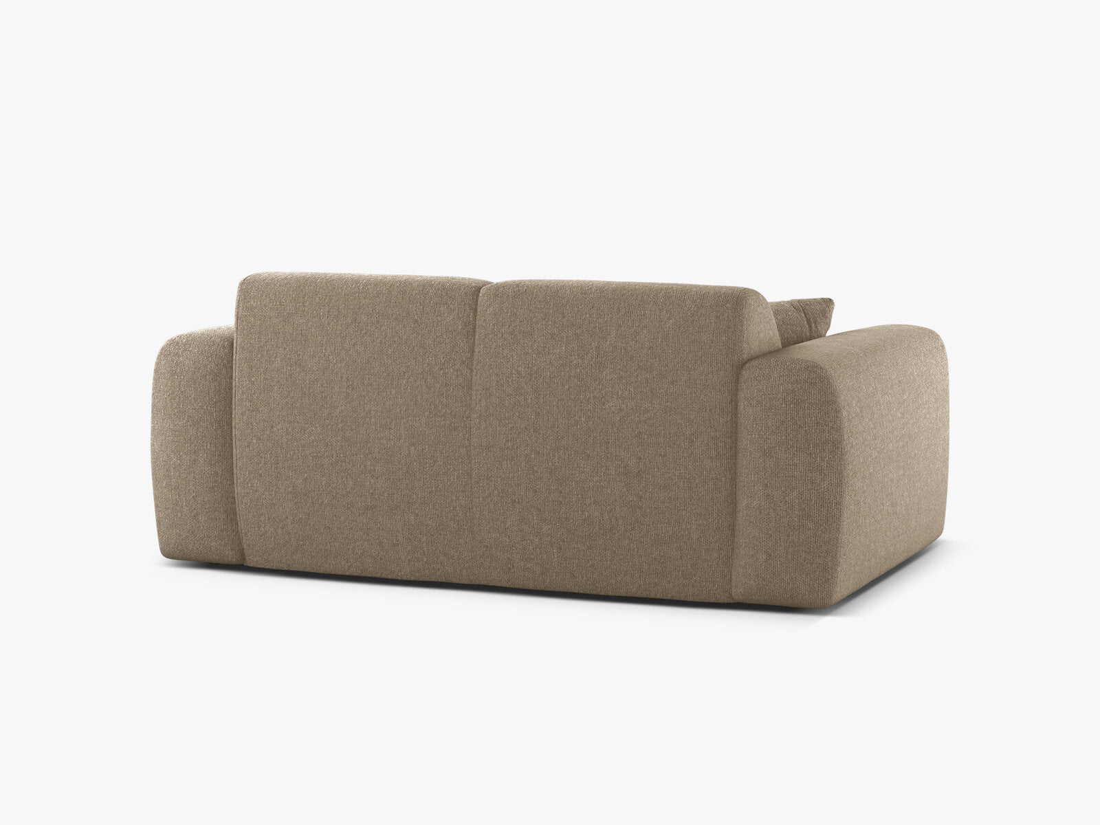 Micadoni Sofa Molino 2-Sitzer Chenille Eden Dunkelbeige