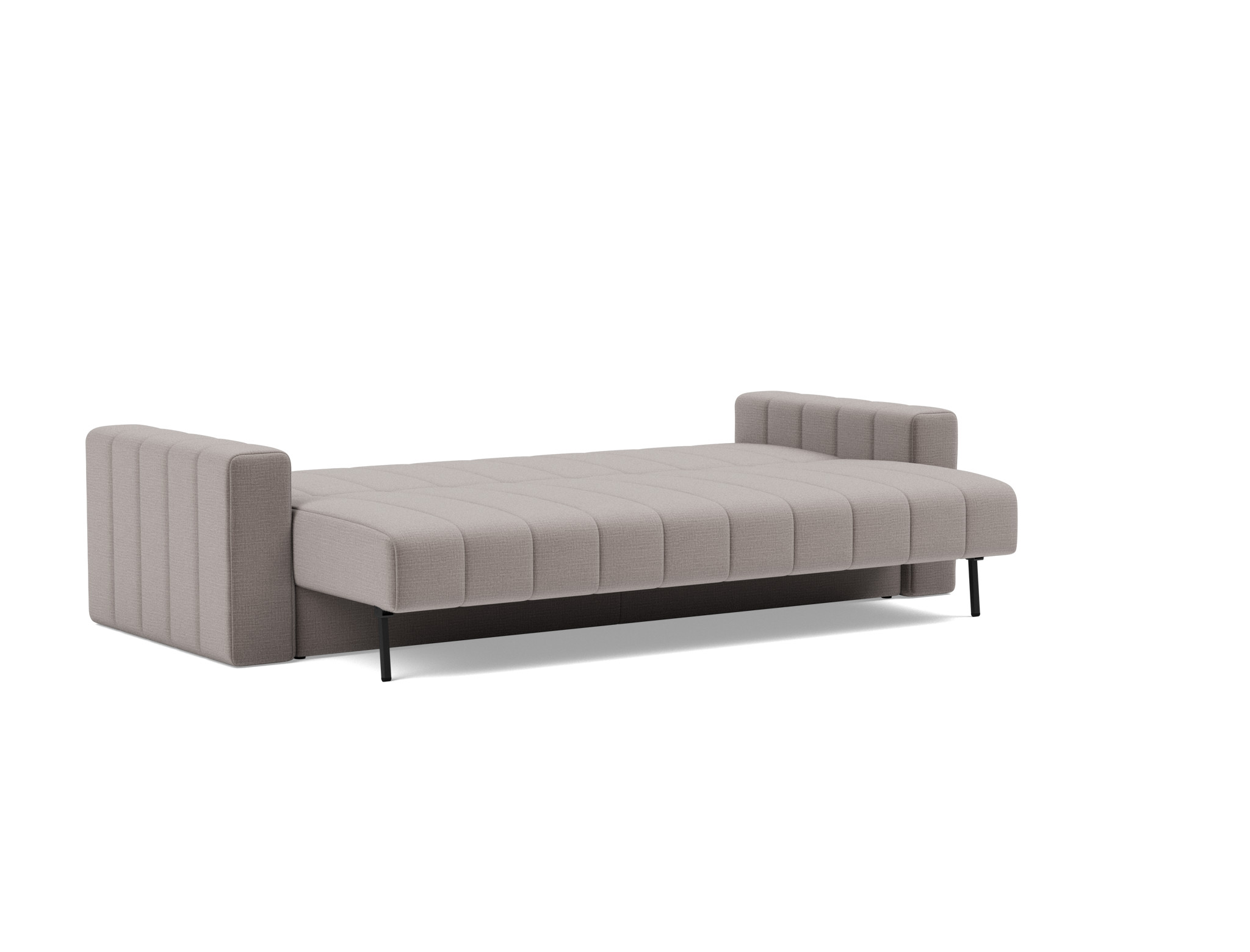 Schlafsofa Akello mit Armlehnen Chenille Esina 418-Truffle