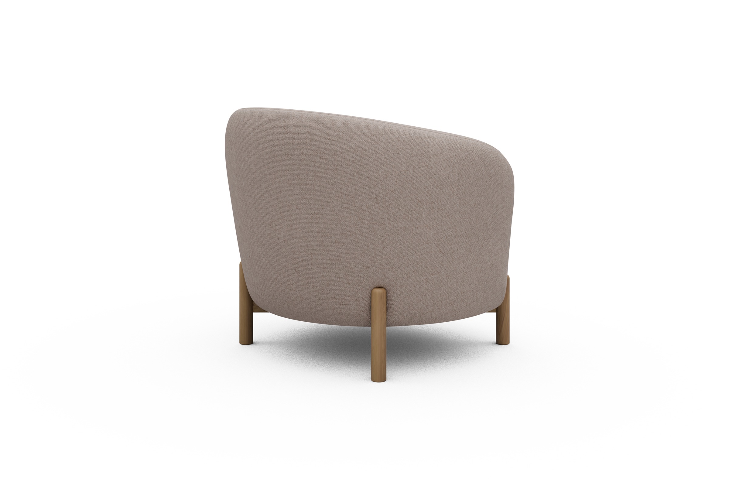 Sessel Ronda Holzbeine Eiche Natur Weda-Sand