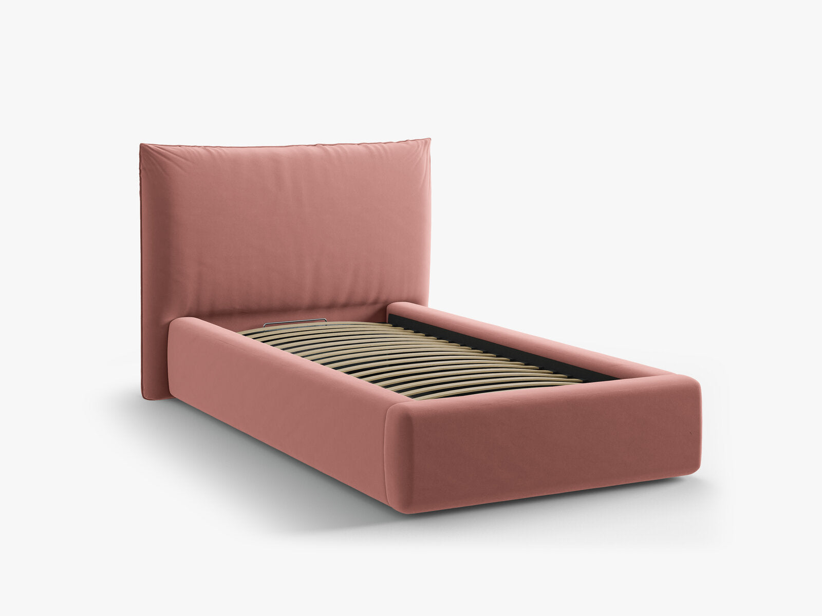 Micadoni Bett Kaelle Samt Bluvel Rosa