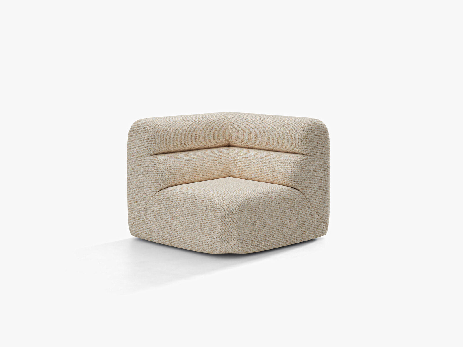 Micadoni Neo Eckmodul Chenille SILENCIO Helles Beige