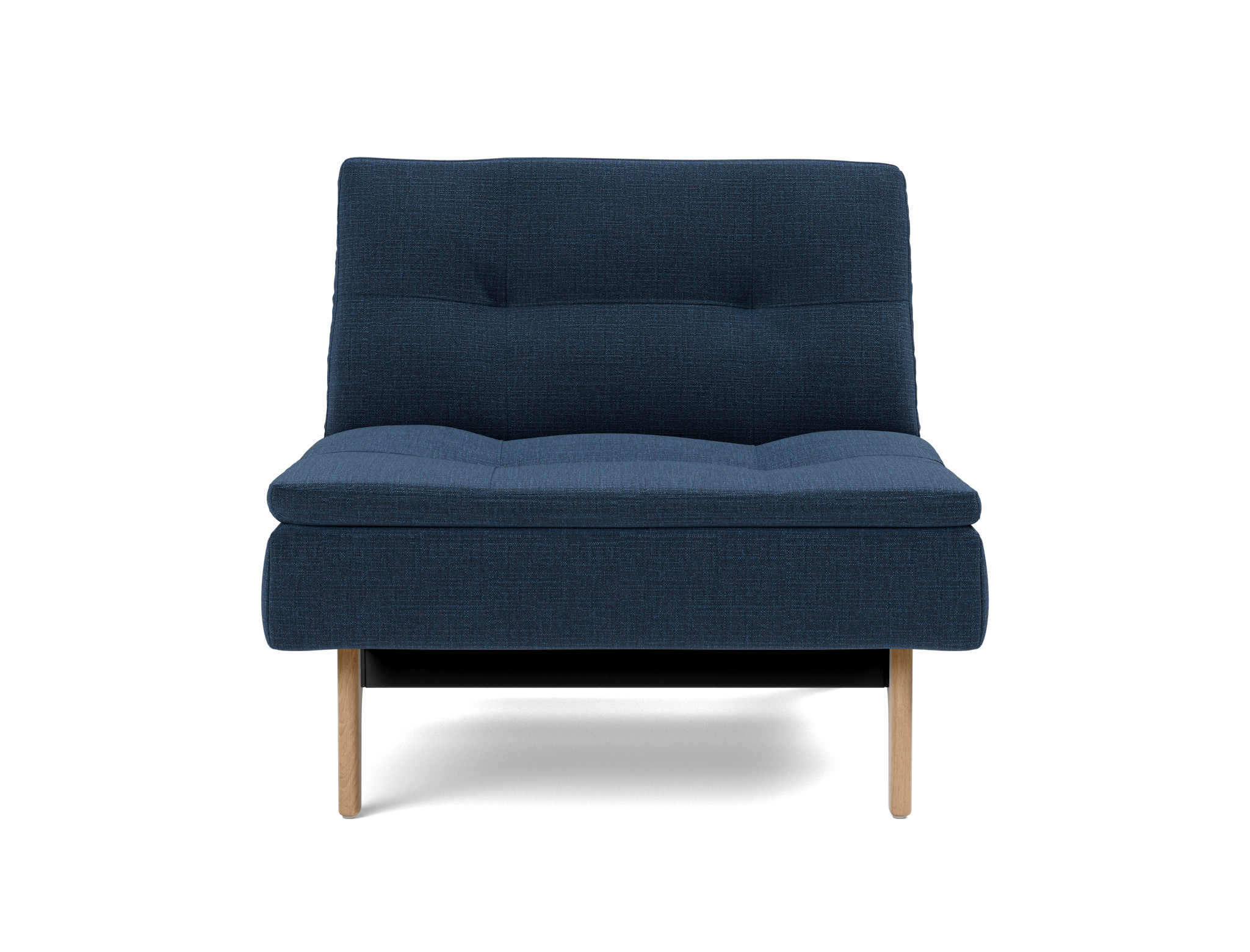 Sessel Dublexo Chenille Esina 414-Indigo-Blue Beine Eiche
