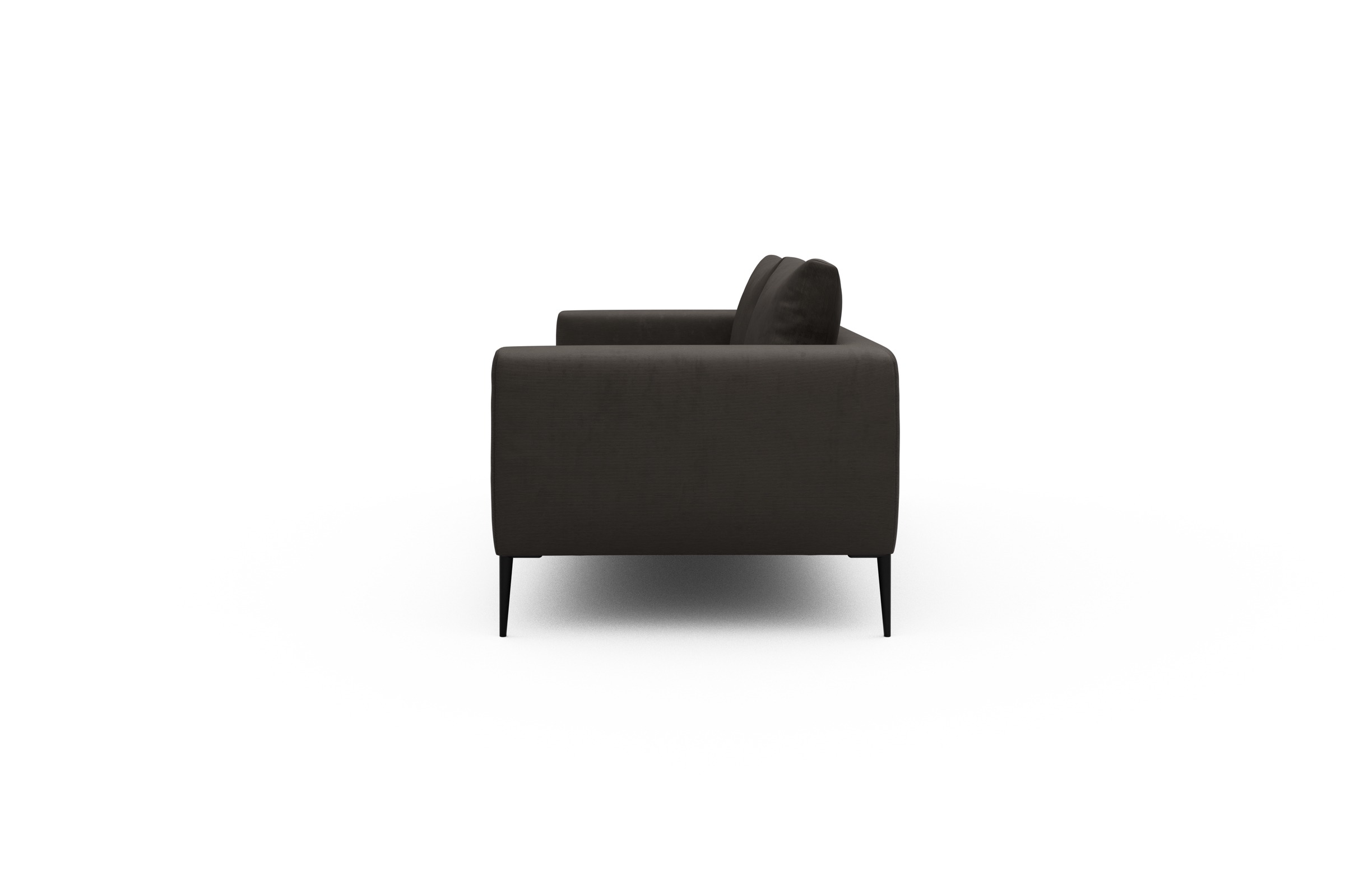 Sofa Paul 3-Sitzer Cordufine-Taupe