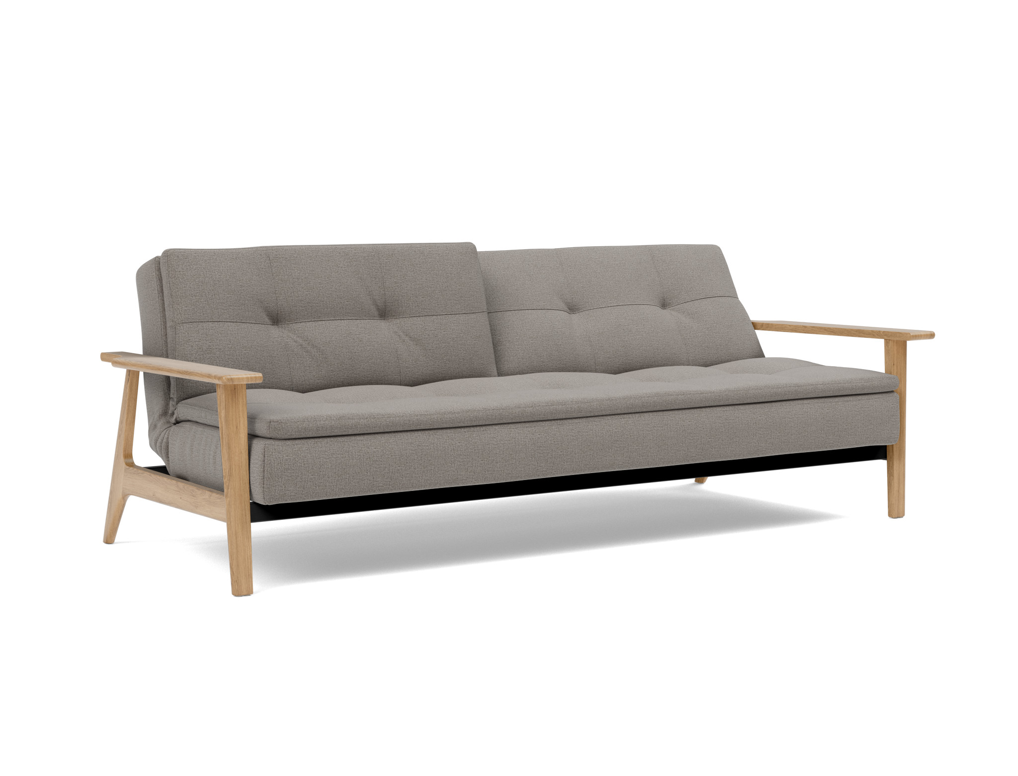 Schlafsofa Dublexo Frej Flachgewebe Mixed Dance 521-Grey
