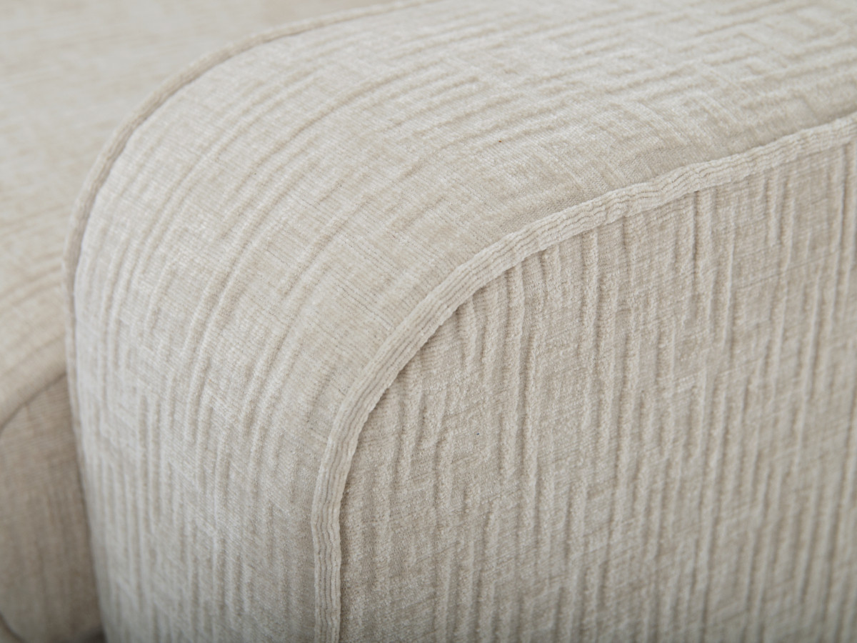 Bobochic Come Schlafsofa 2-Sitzer Strukturstoff Beige