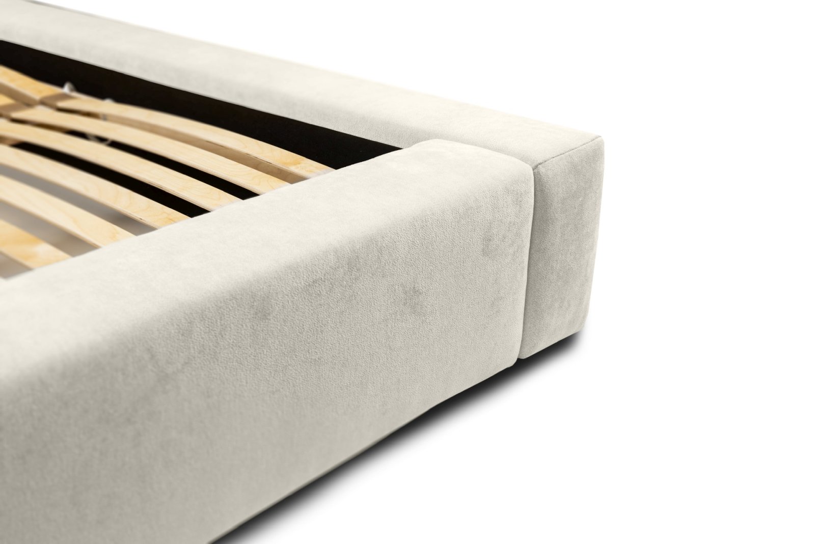 Polsterbett Vento-New Chenille 140x200 mit Metallrahmen Ditra-New 01