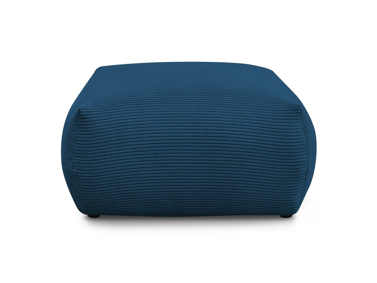 Bobochic Voltaire Pouf 106 × 90 cm Cordsamt Dunkelblau