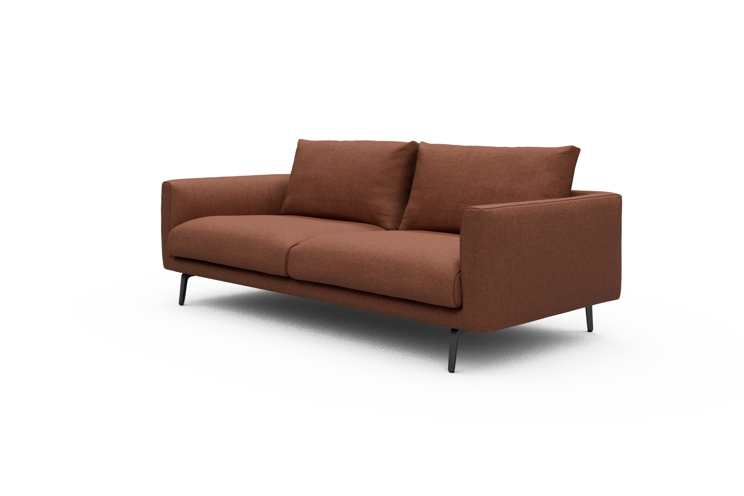 Sofa Karl 3-Sitzer Weda-Rust
