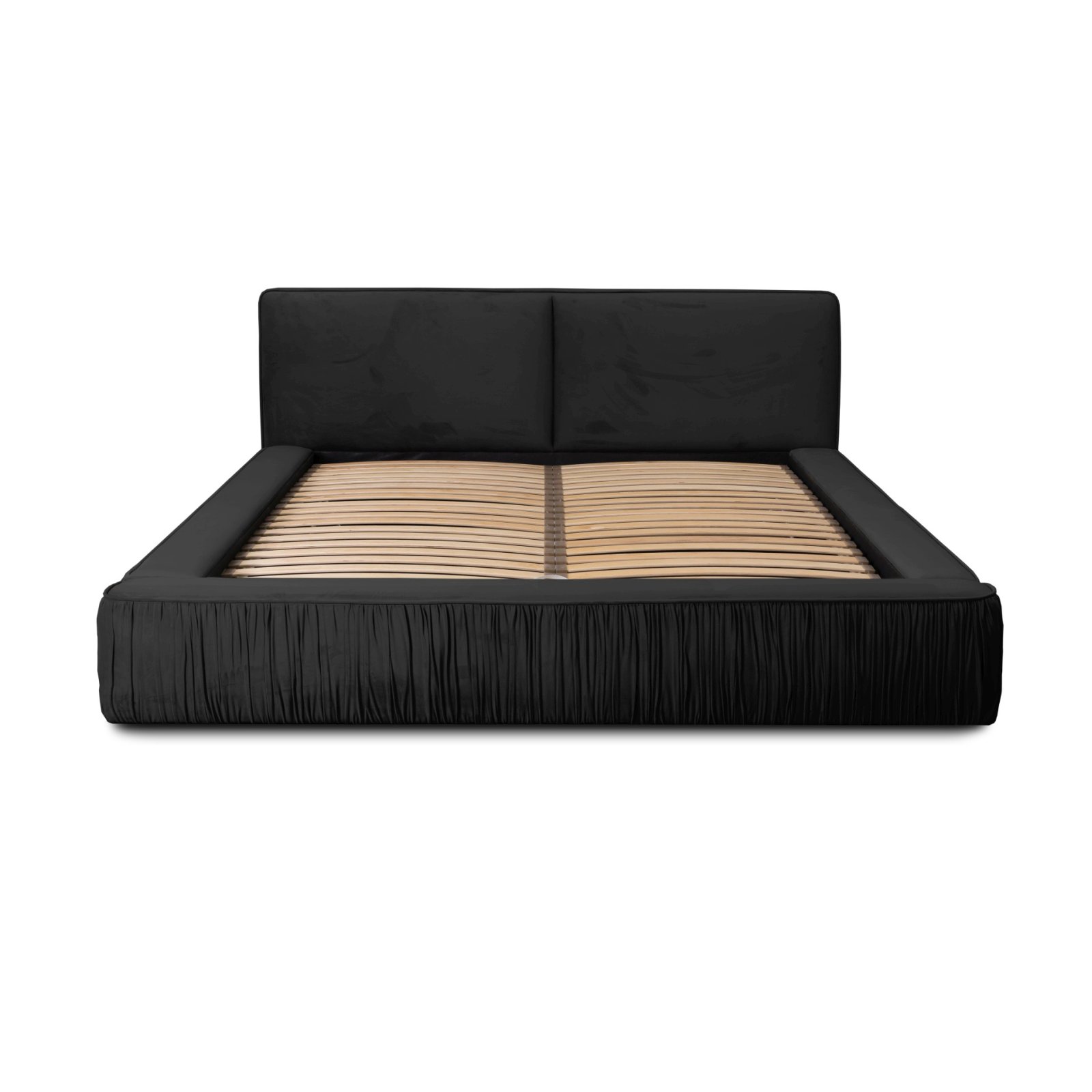 Polsterbett Beyond Samtstoff 160x200 mit Metallrahmen Riviera 100