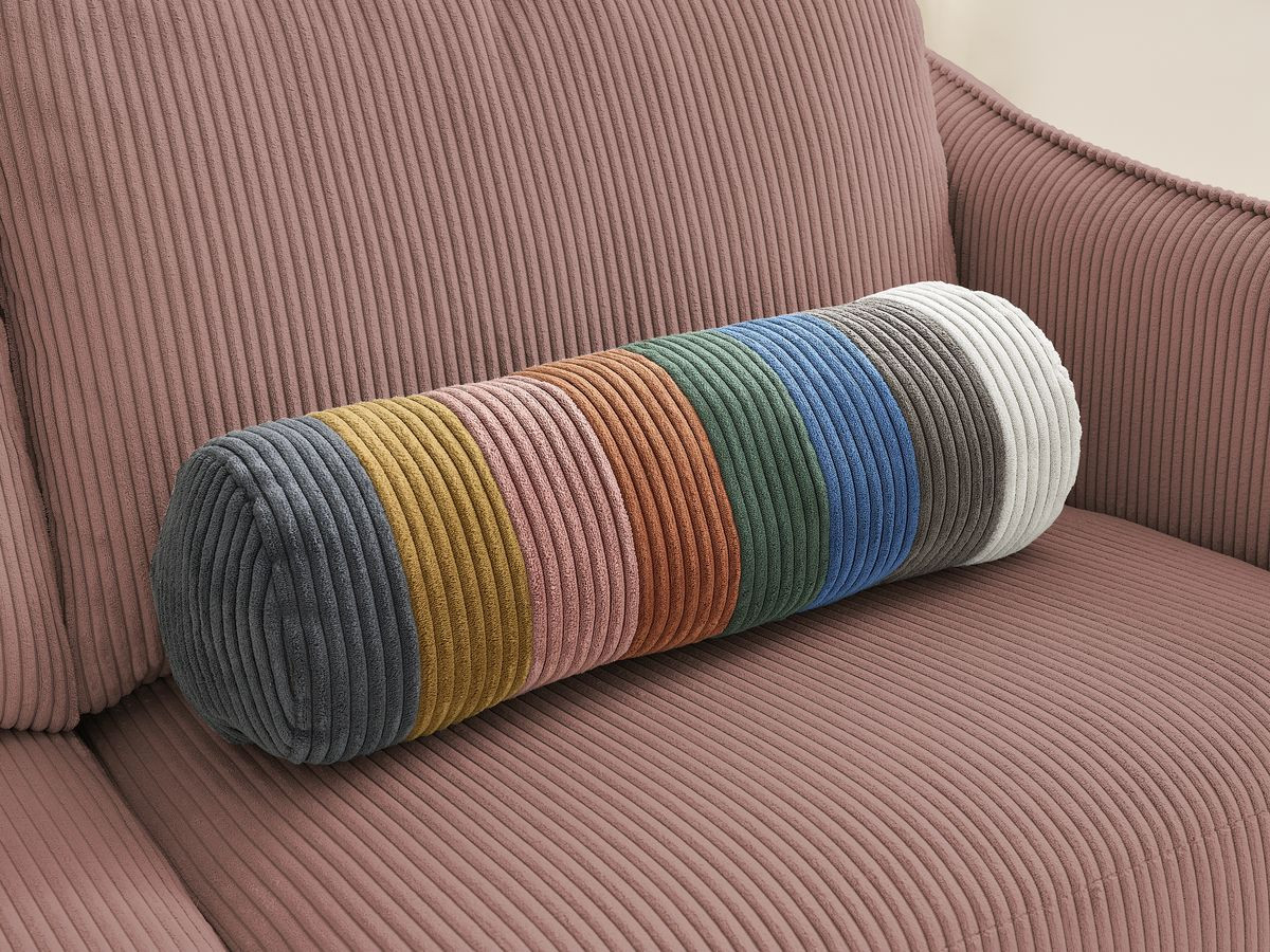 Bobochic Lenny Schlafsofa 3-Sitzer Cordsamt Rosa