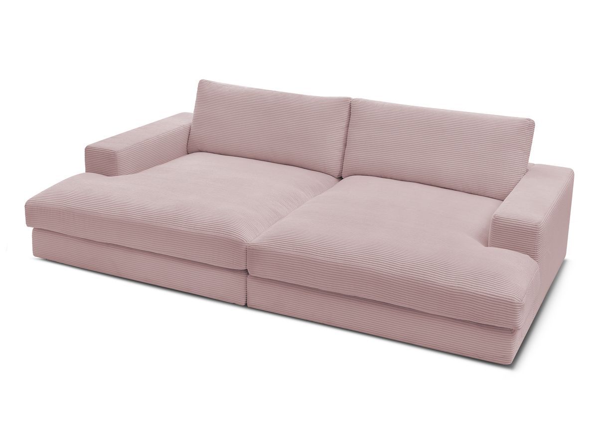 Bobochic Leonard Sofa 4-Sitzer 234 × 159 cm Cordsamt Violett