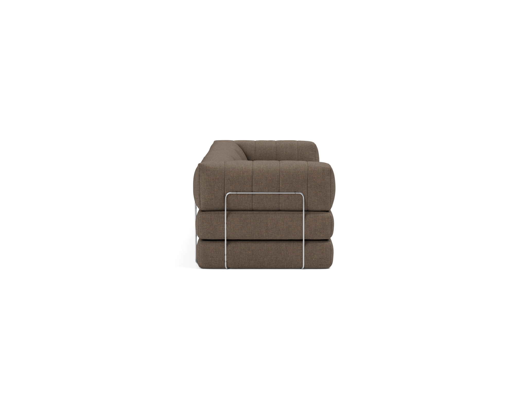 Schlafsofa CozyPad Grand mit Armlehnen Chenille Esina 411-Cedar-Brown