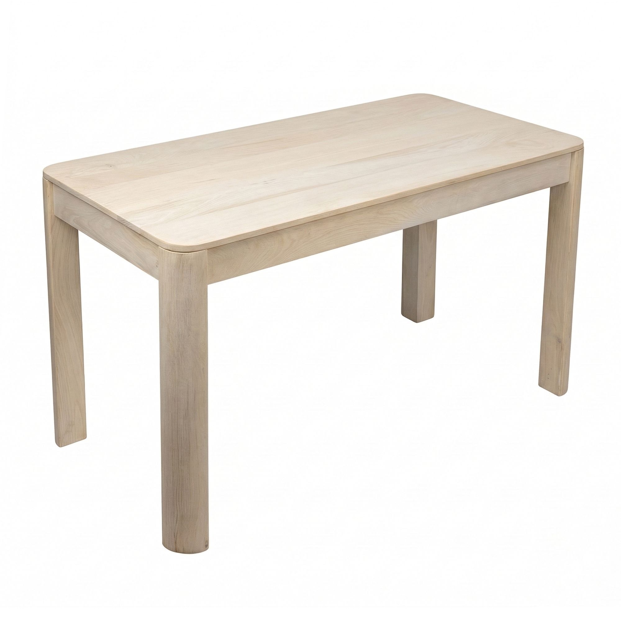 Esstisch Nesttun Mango Massivholz Weiß 120 × 60 × 76 cm