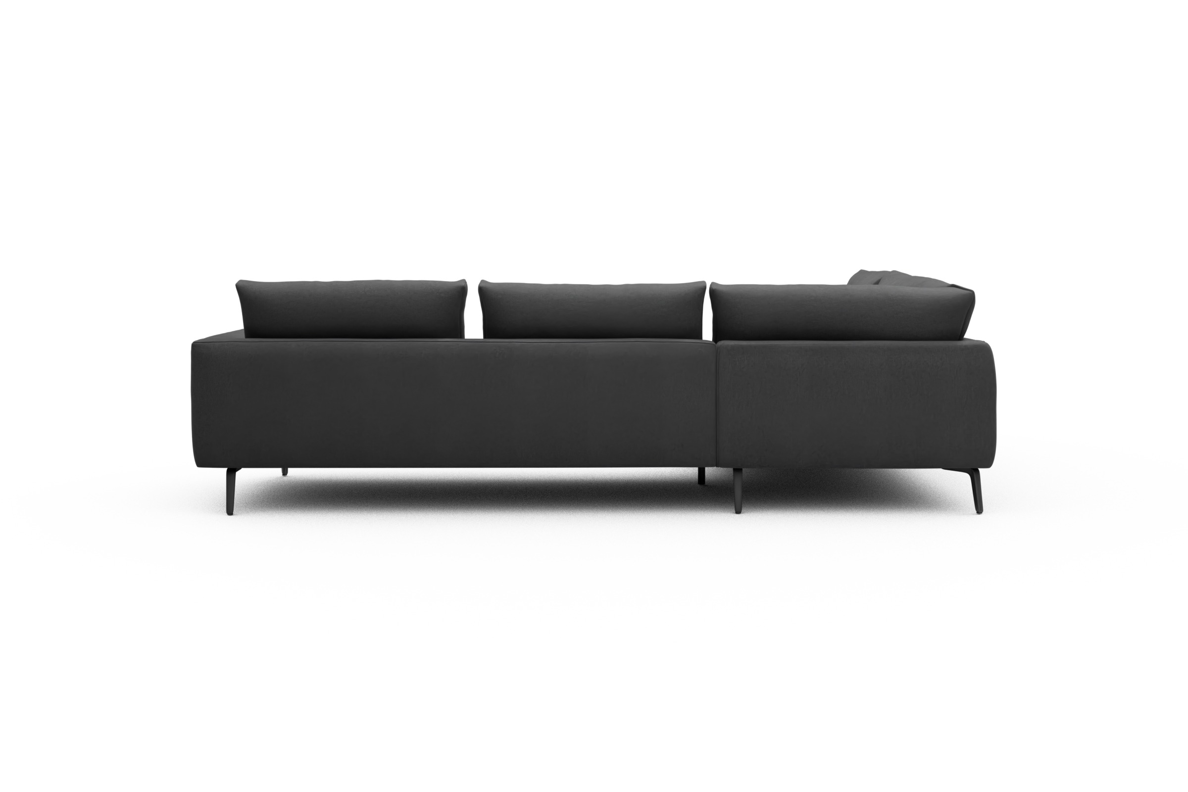 Ecksofa Karl Relax-Ecke links mit 2,5-Sitzer Satya-Zinc