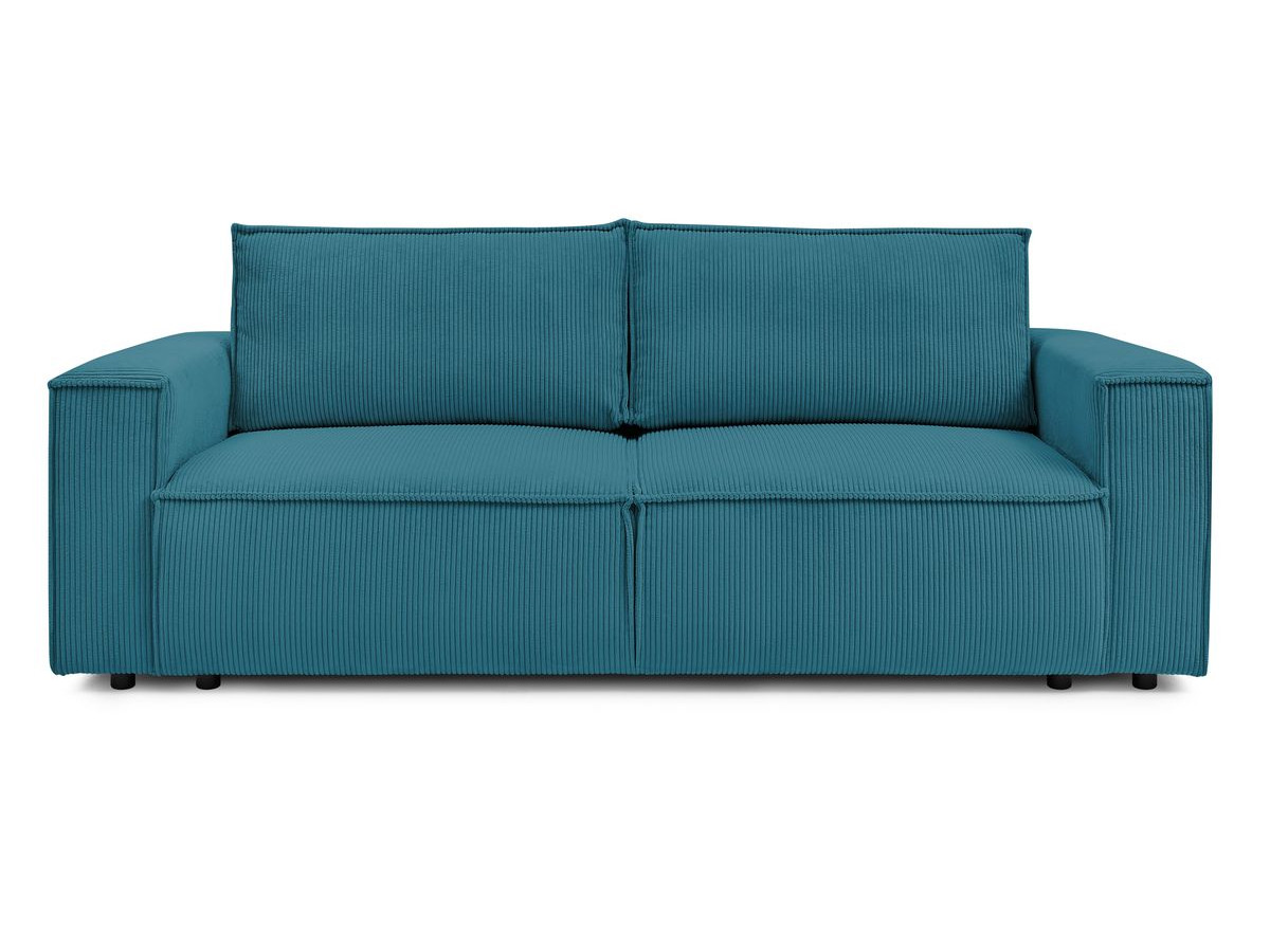 Bobochic Nihad Sofa 3-Sitzer Cordsamt Dunkelblau