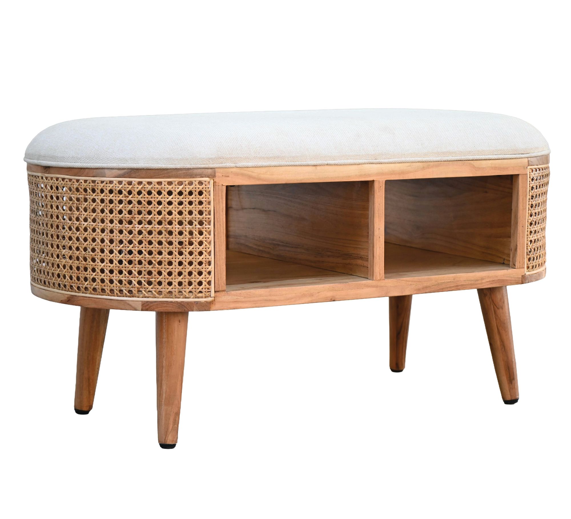 Sitzhocker Porsanger Akazie Massivholz 90 × 45 × 45 cm