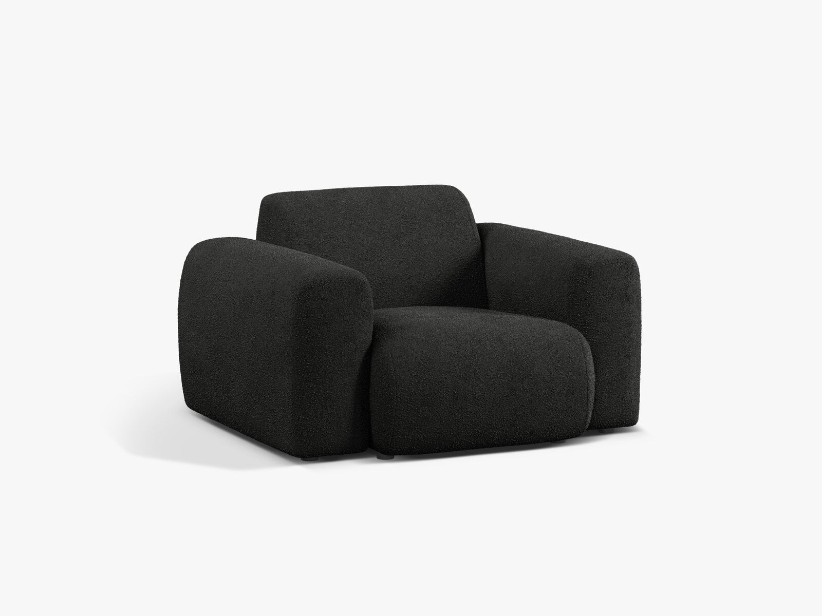 Micadoni Sessel Molino Boucle Baloo Schwarz