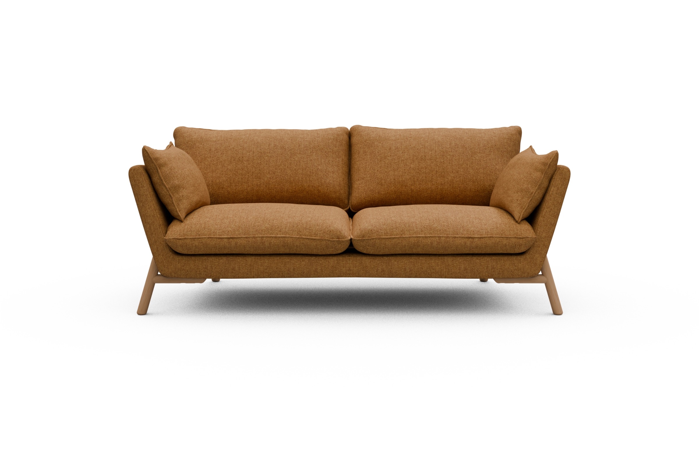 Skandi Home Sofa Emil 2-Sitzer Beinfarbe Eiche Natur Sama-Curcama moebelfaktor