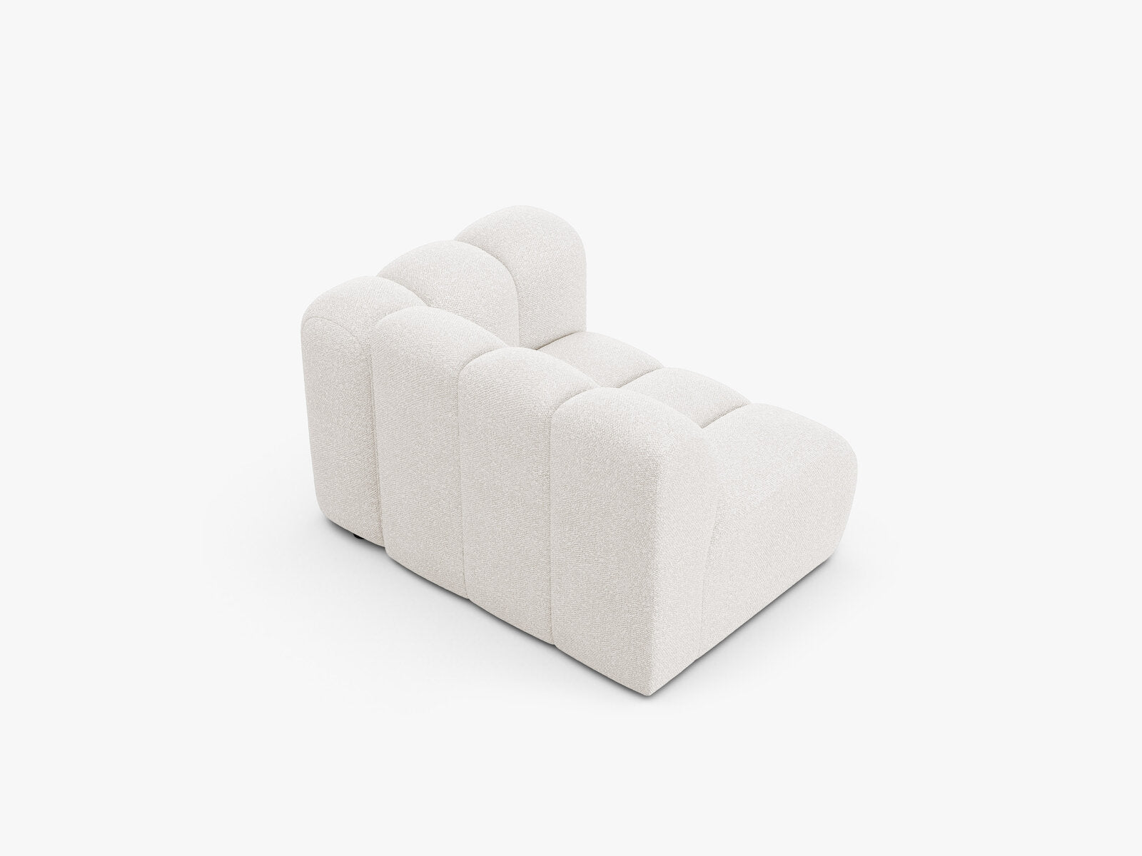 Micadoni Modul Lupine 1-Sitzer Rechts Boucle Baloo Weiß