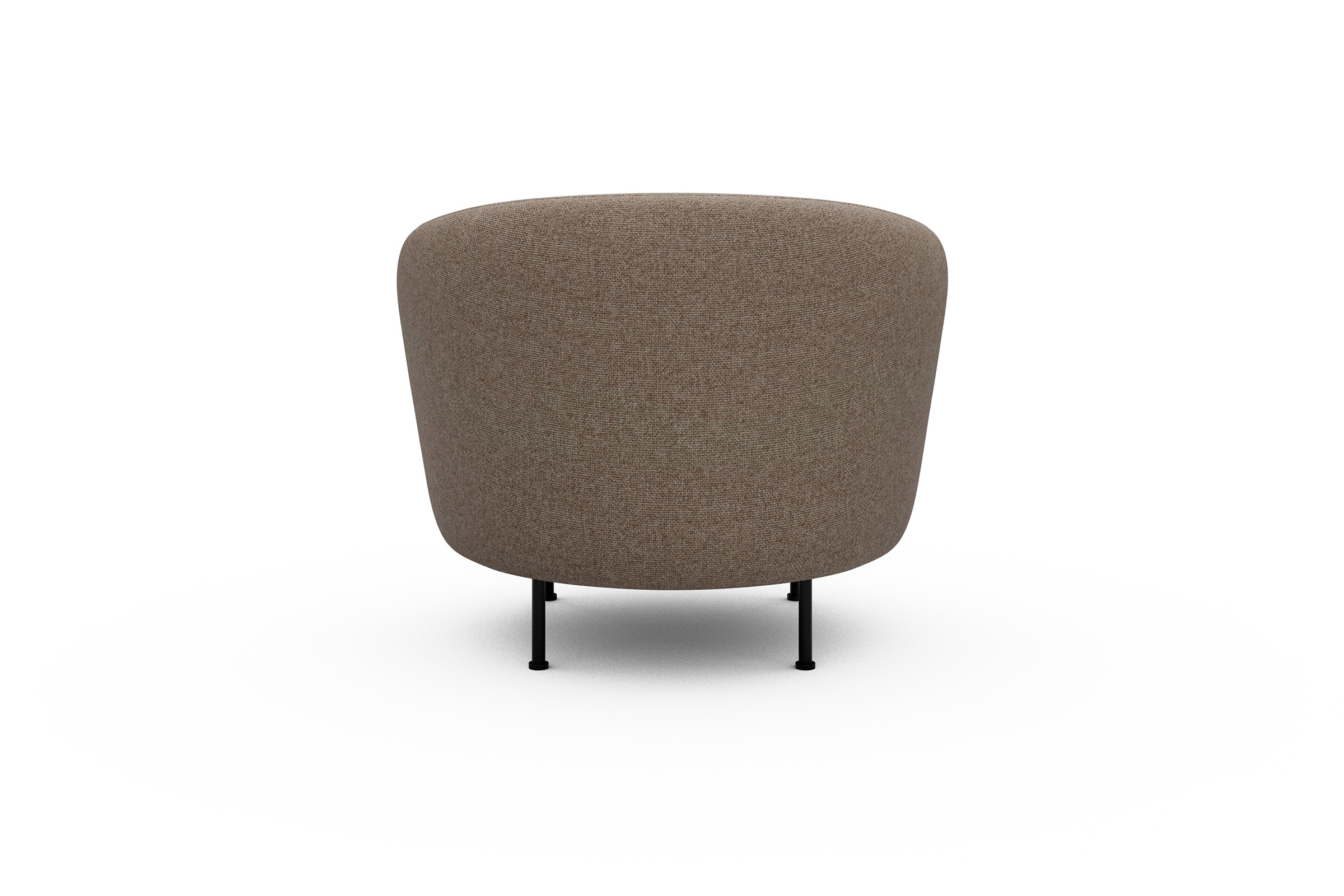 Sessel Ronda Metallbeine Schwarz Sama-Antelope