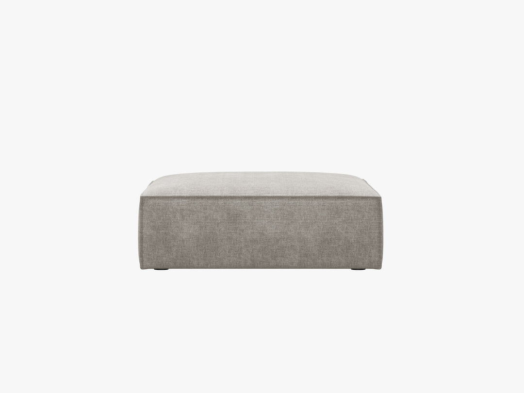 Micadoni Hocker Kaelle 1-Sitzer Chenille Over The Horizon Hellgrau