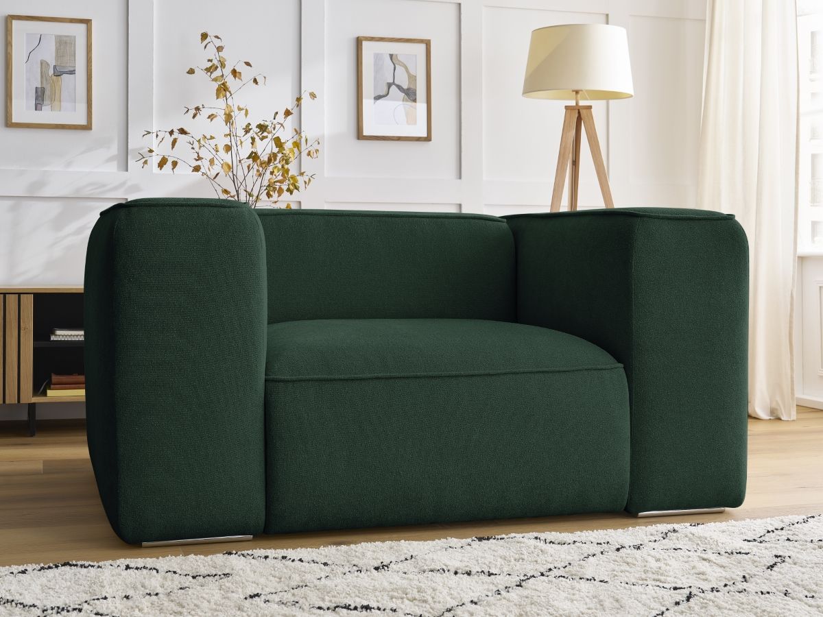 Bobochic Zephyr Sessel Strukturstoff Grün