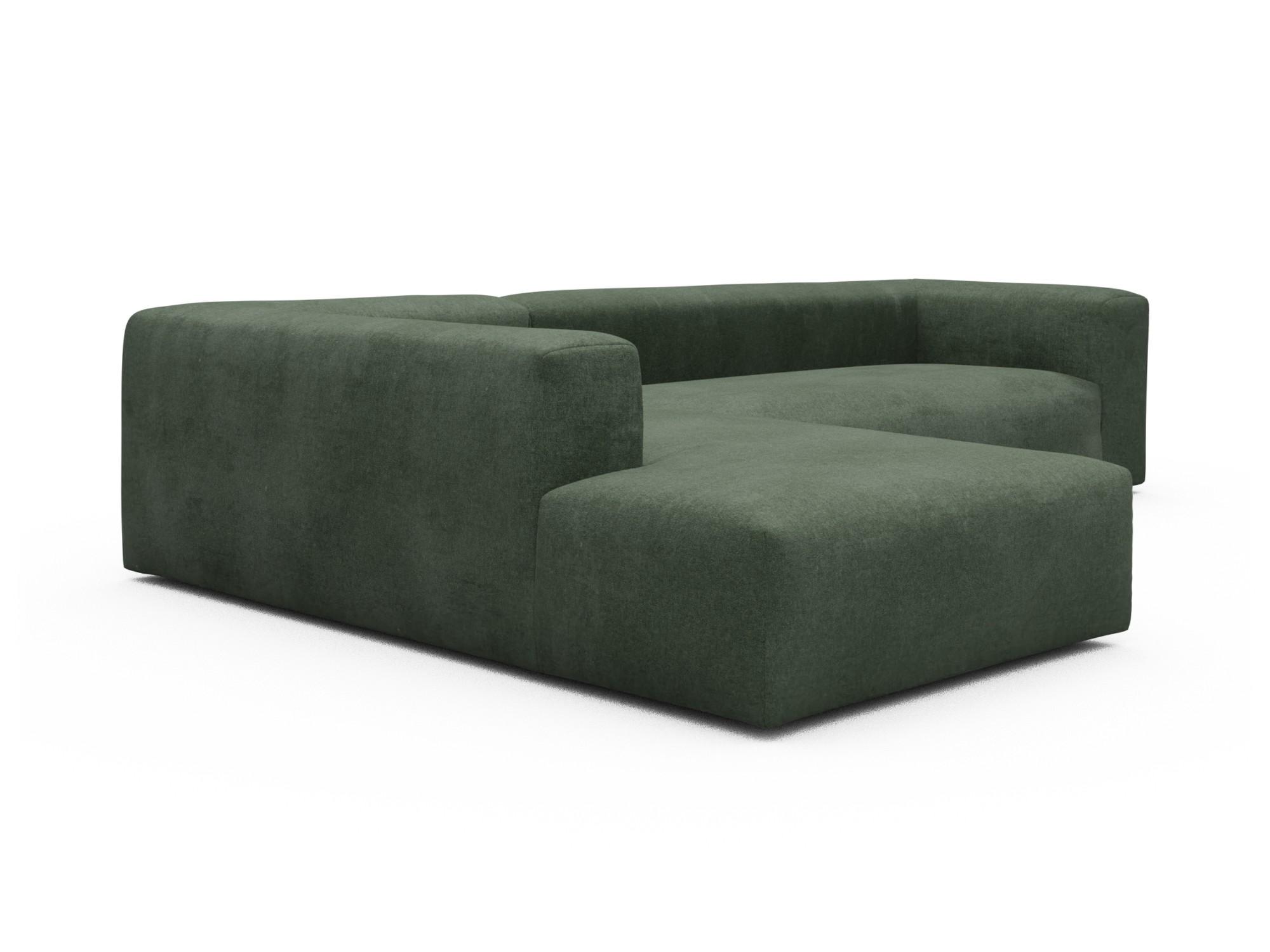 Skandi Home Ecksofa Fred Relax-Ecke links mit 2,5-Sitzer Casone-Forest-Green moebelfaktor