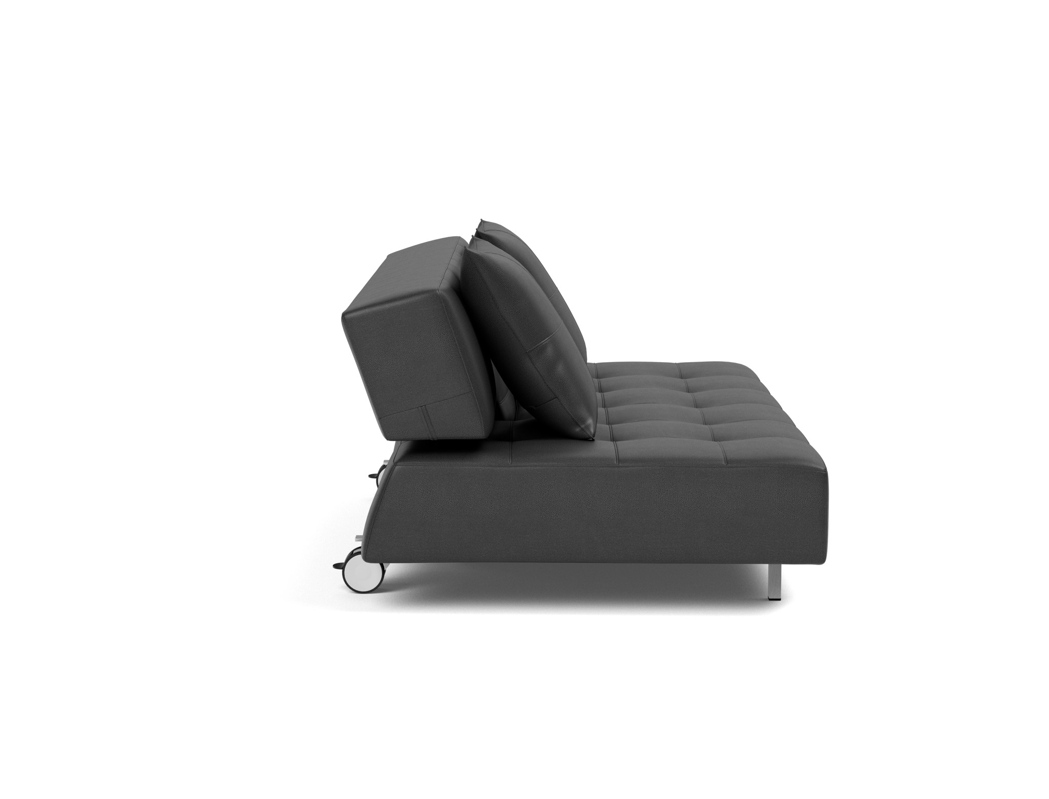 Schlafsofa Long Horn D.E.L. Lederoptik Faunal 550-Black