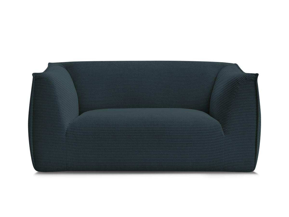 Bobochic Giorgia Sofa 2-Sitzer Cordsamt Dunkelblau