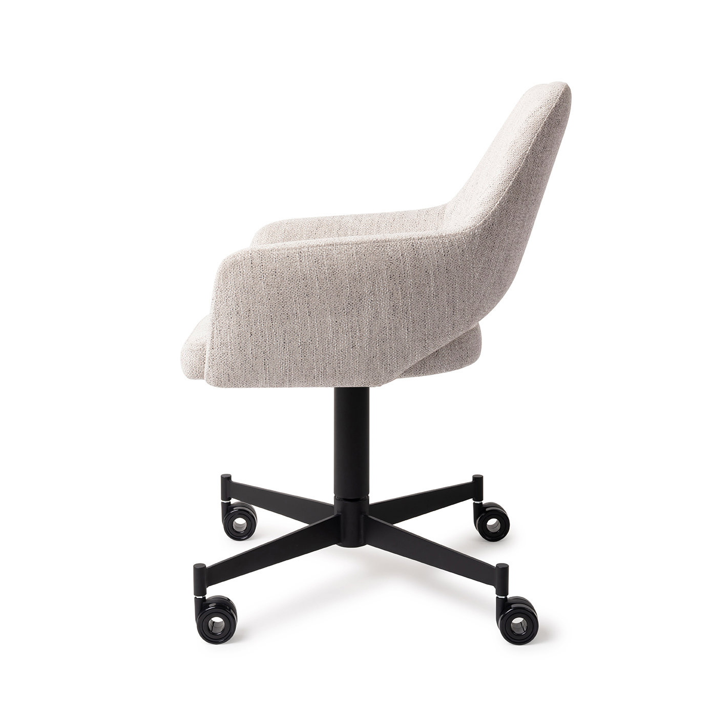 Jesper Home Esszimmerstuhl Yanai Pigeon Caster Schwarz