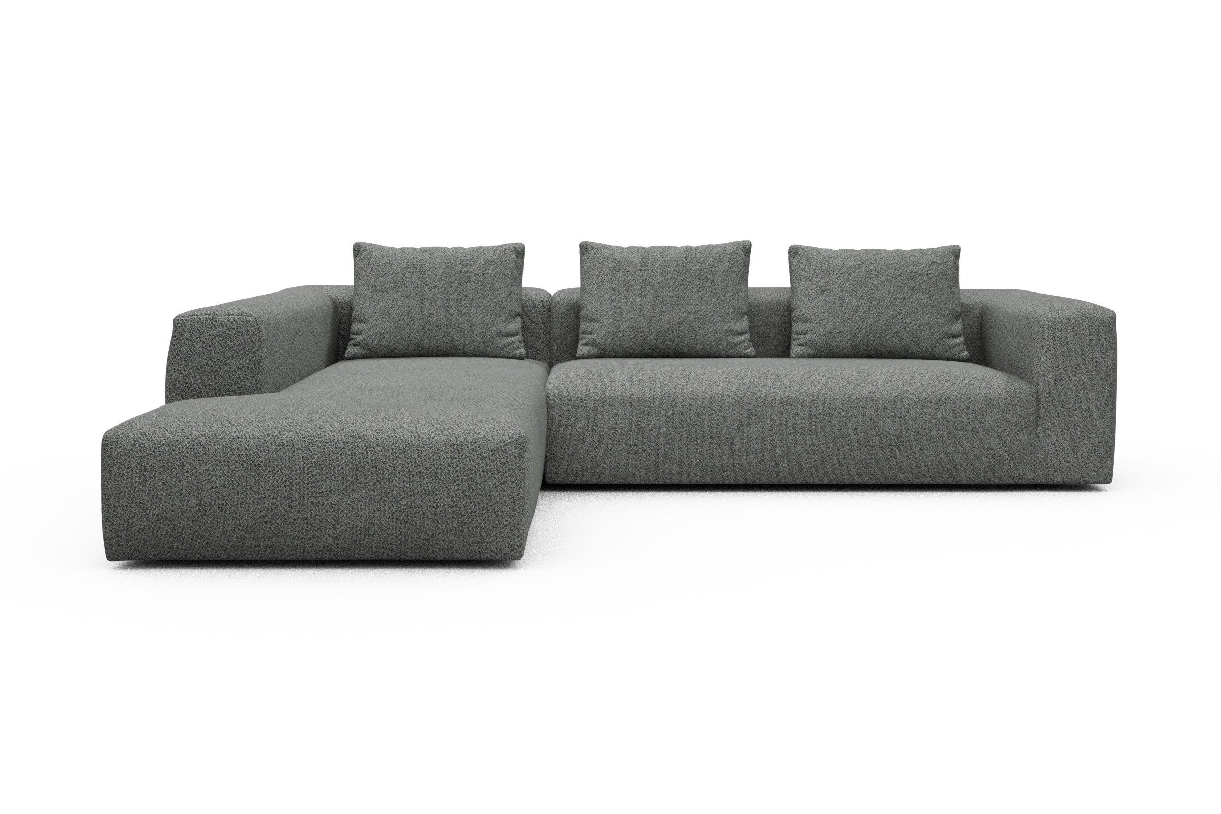 Skandi Home Ecksofa Fred Relax-Ecke links mit 2,5-Sitzer Vanora-Warm-Grey moebelfaktor