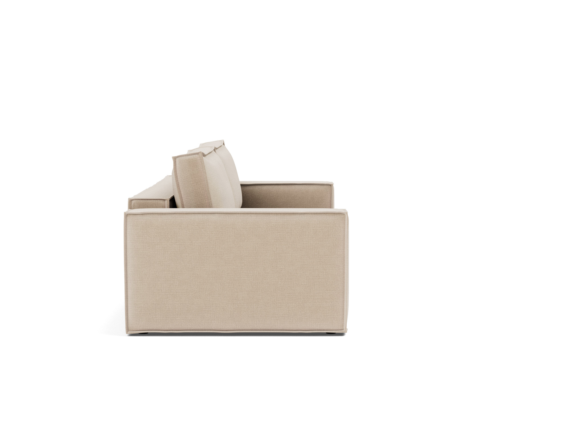 Schlafsofa Newilla Chenille Esina 410-Almond-Beige