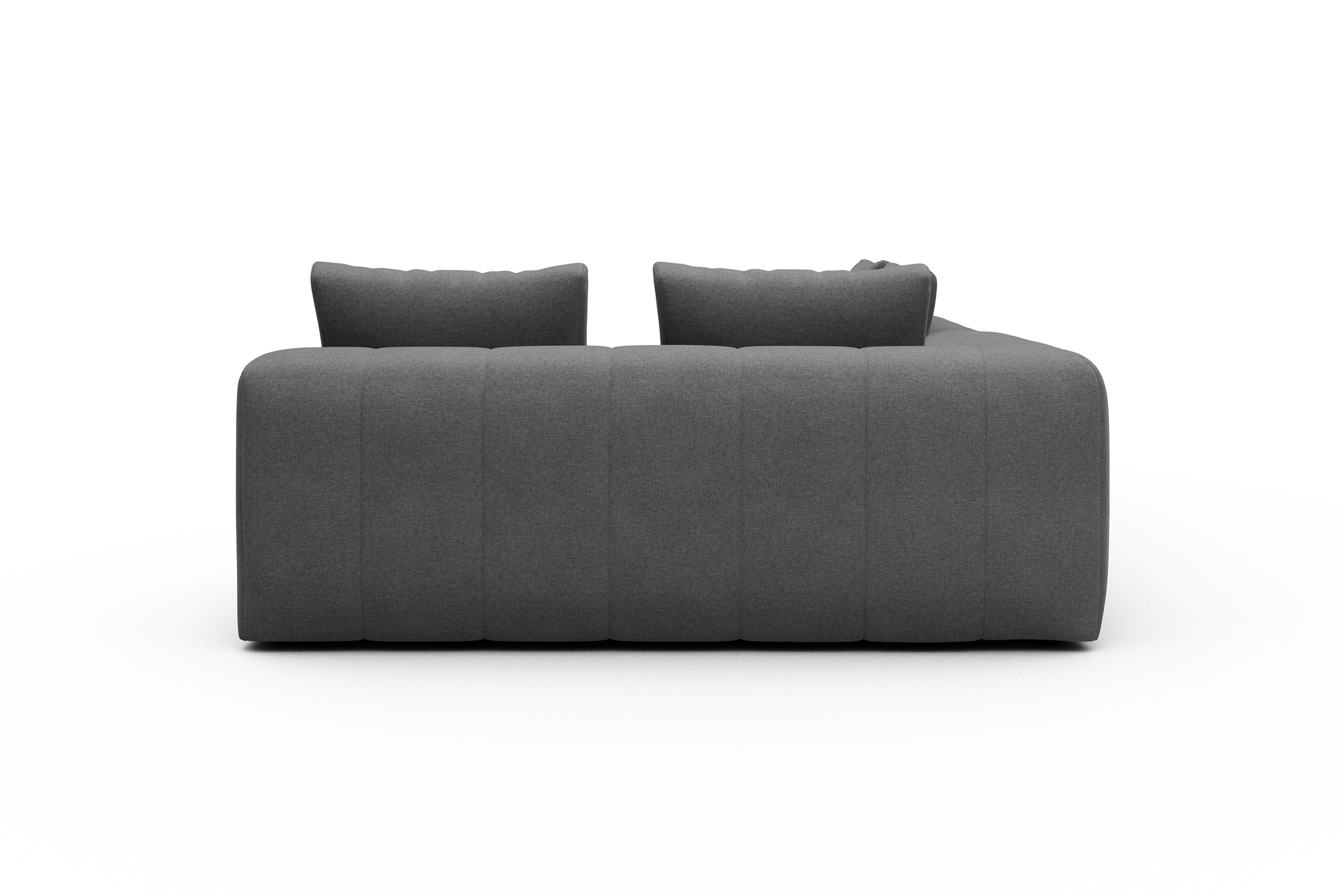 Ecksofa Hugo 2x 2,5-Sitzer Armlehne links Satya-Steel