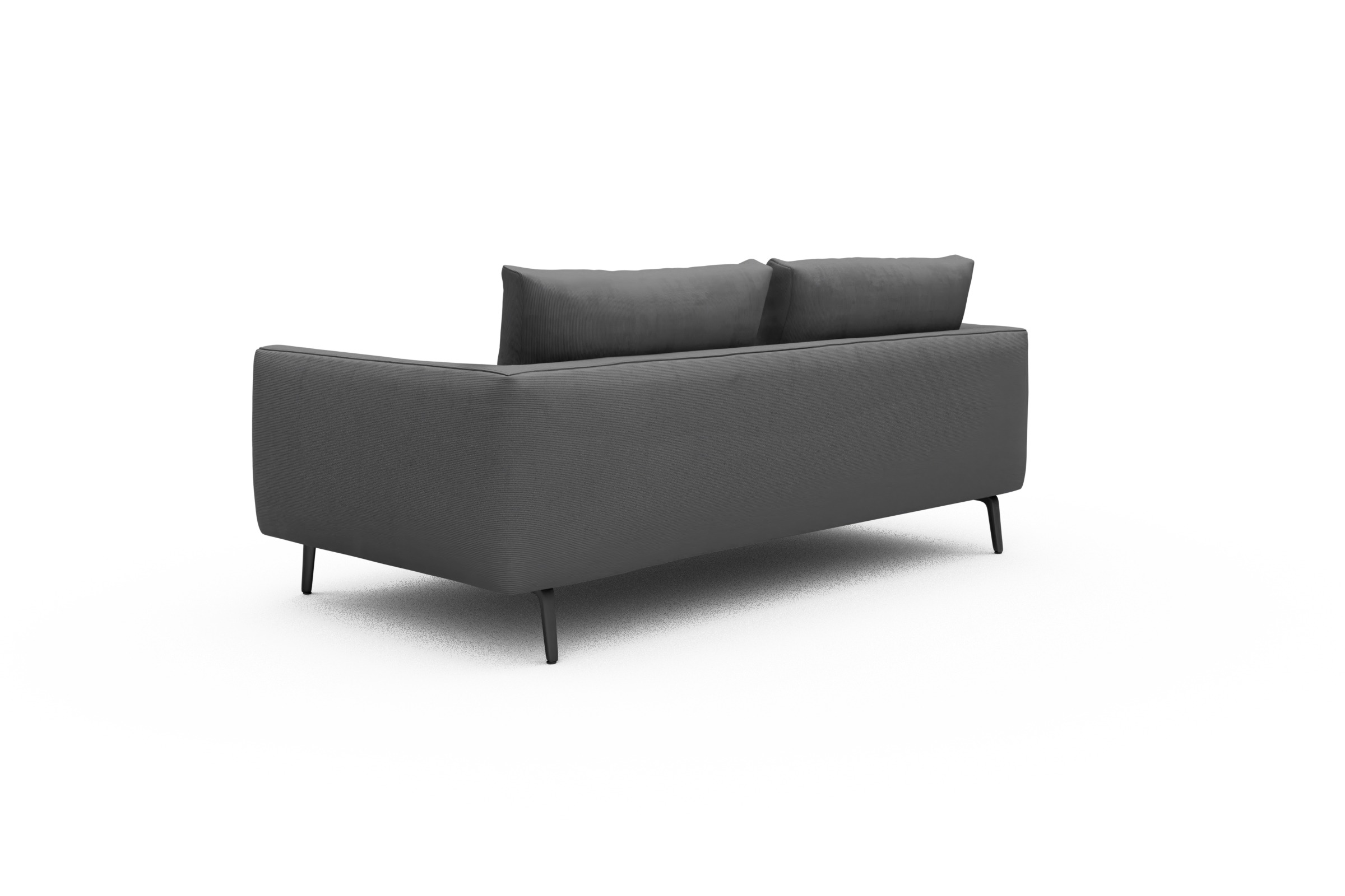 Sofa Karl 2-5-Sitzer Cordufine-Grey