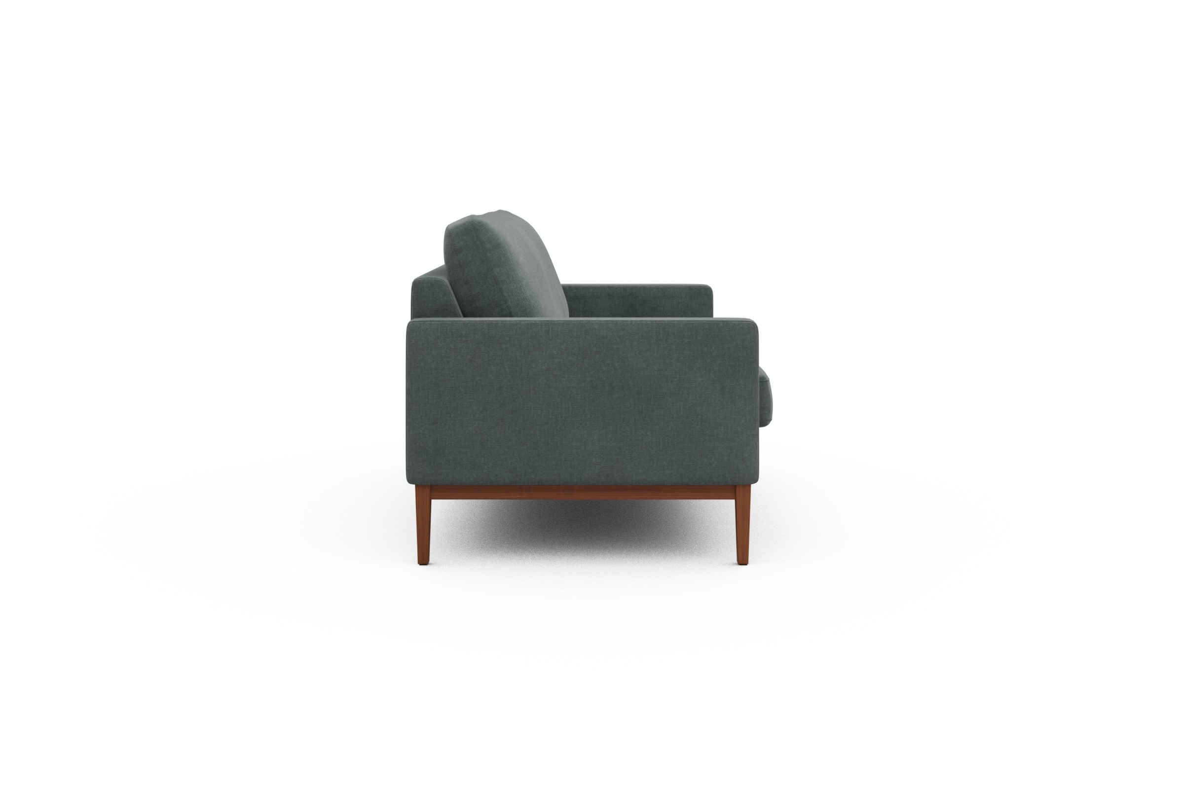 Sofa Bodo 2-Sitzer Smooth-Silver-Grey